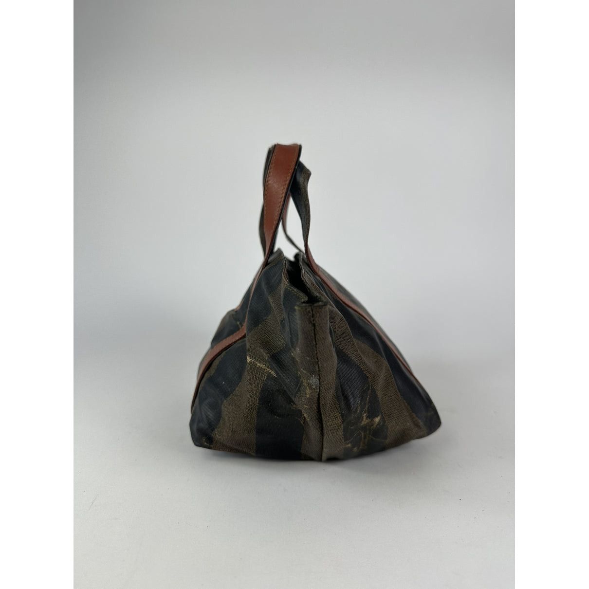 Fendi Baguette Brown Leather Handbag Size ONE SIZE - 4 Thumbnail