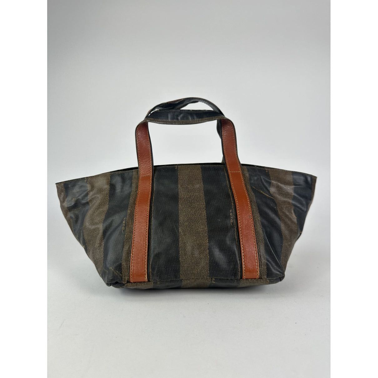 Fendi Baguette Brown Leather Handbag Size ONE SIZE - 3 Thumbnail