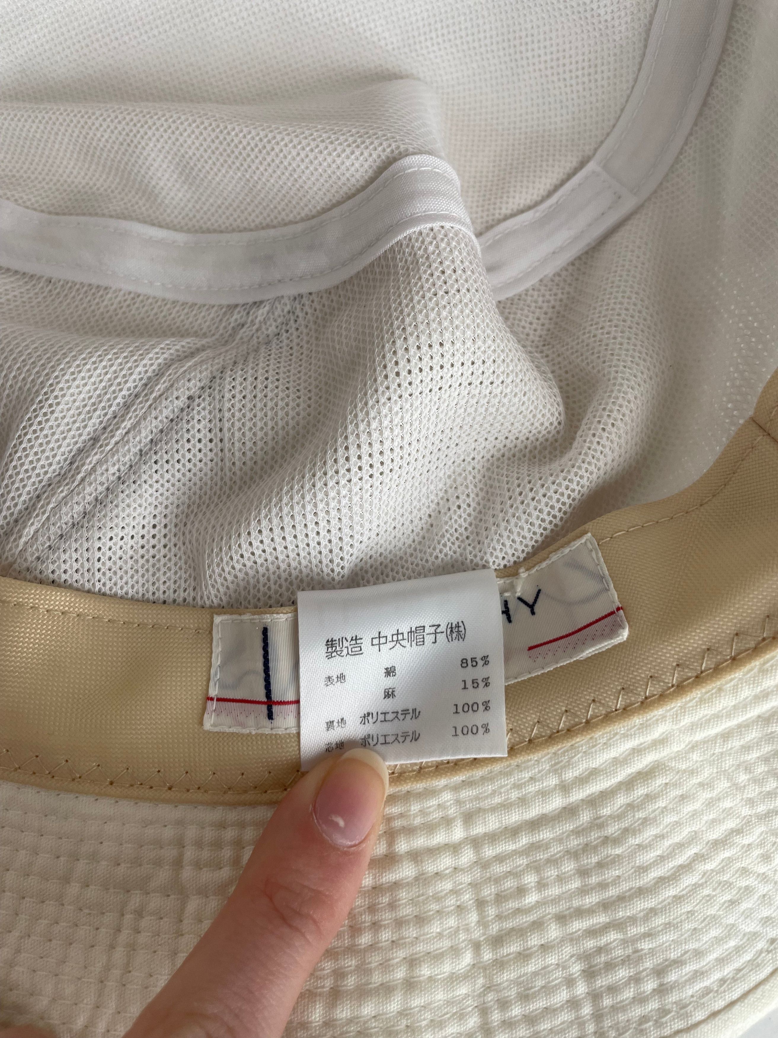 Givenchy Vintage Canvas Bucket Hat Unisex White Size ONE SIZE - 4 Thumbnail