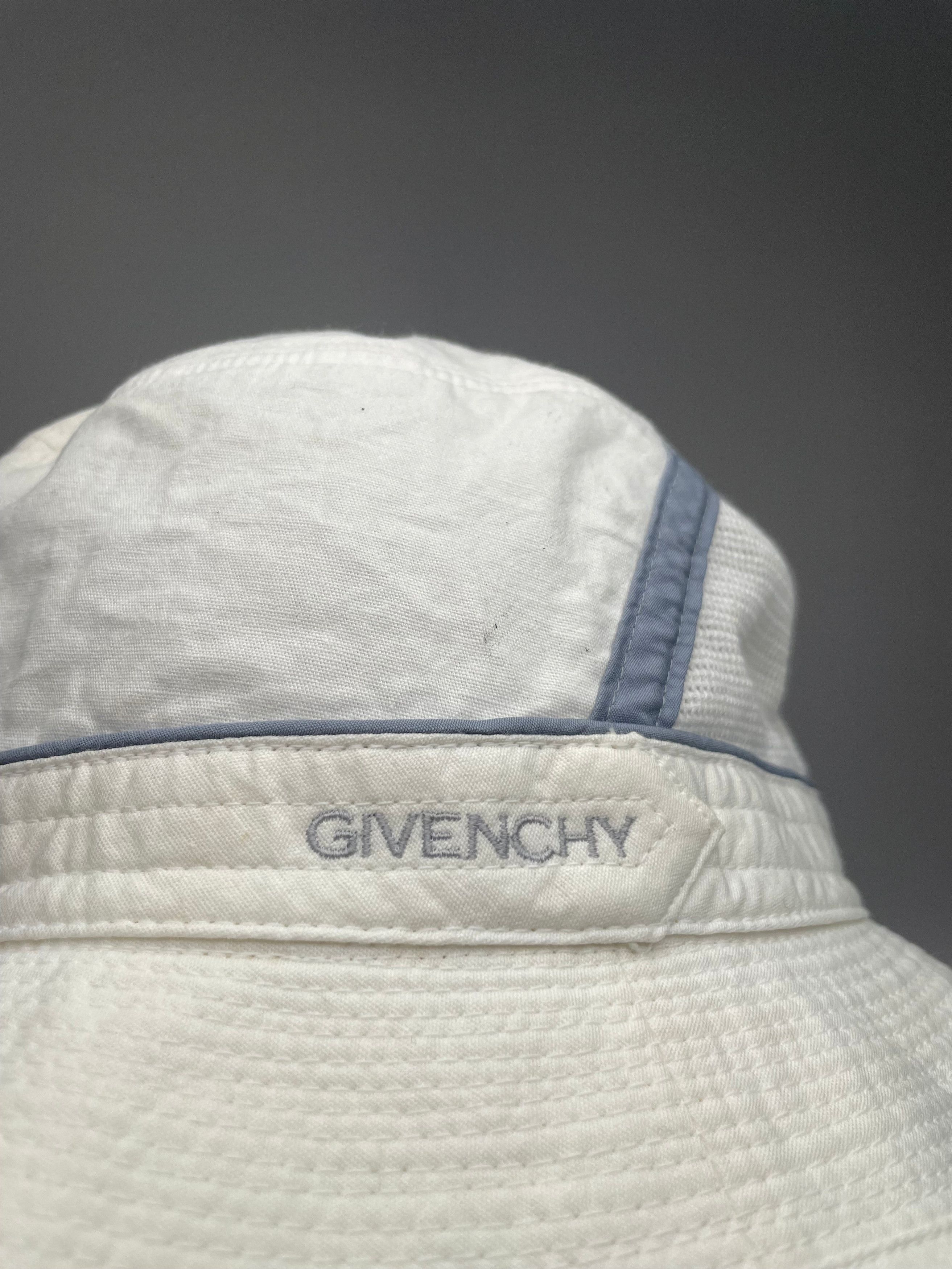 Givenchy Vintage Canvas Bucket Hat Unisex White Size ONE SIZE - 6 Thumbnail