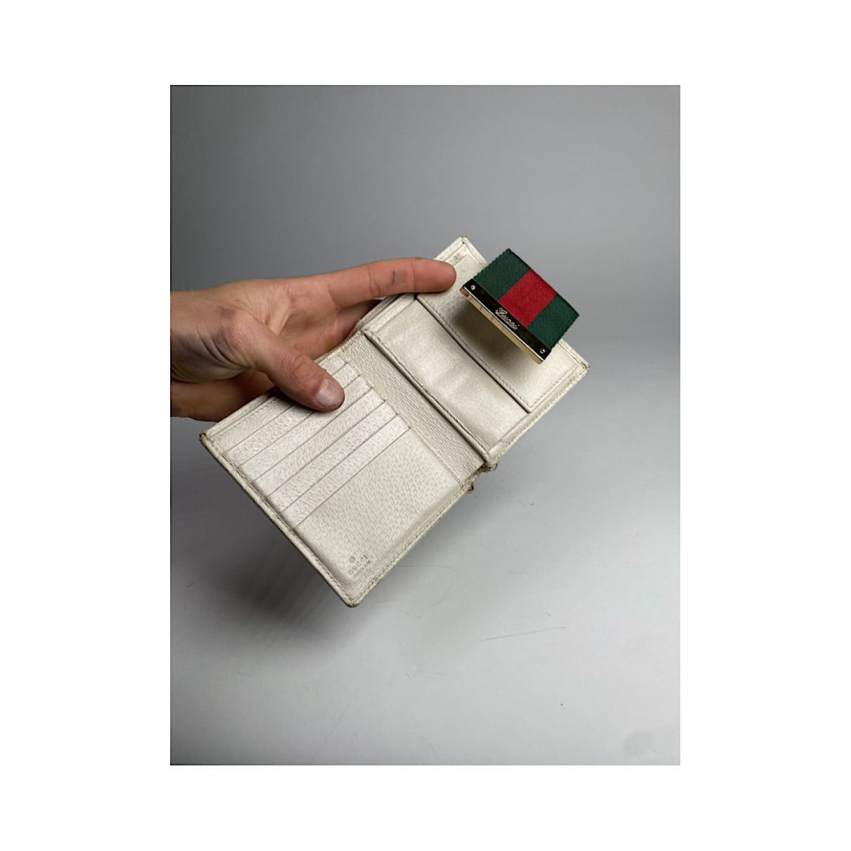 Gucci GG Blooms Beige Leather Wallet Size ONE SIZE - 4 Thumbnail