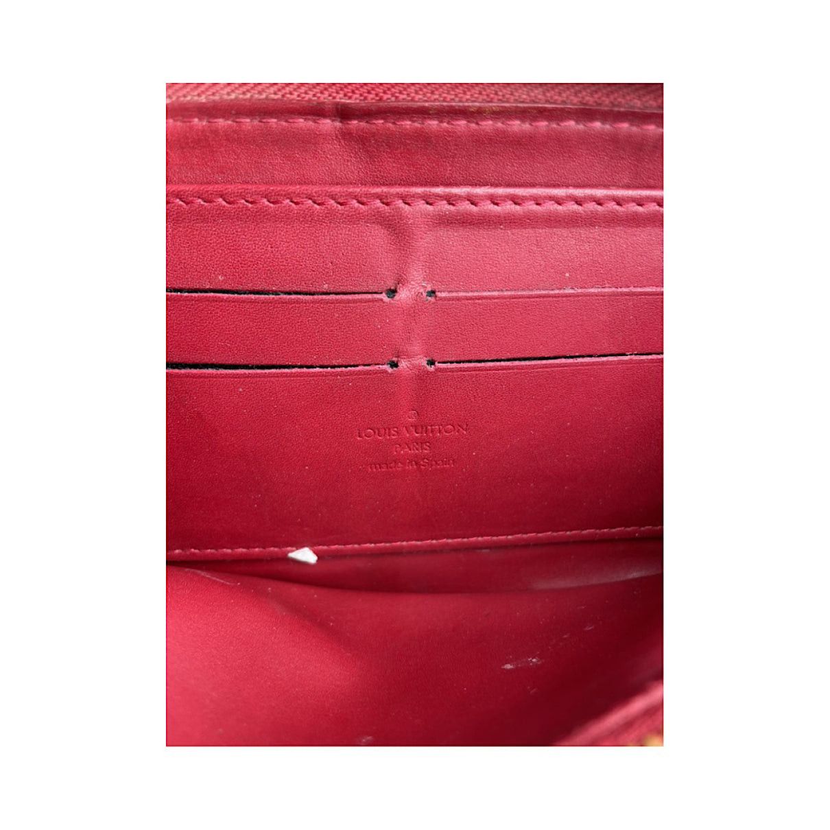 Louis Vuitton Ikat Red Patent Leather Wallet Size ONE SIZE - 5 Thumbnail
