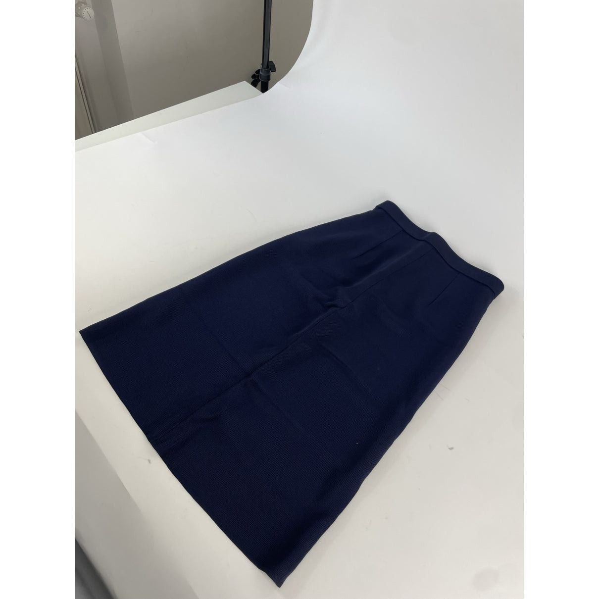 Dior Navy Viscose Skirt Size 30" / US 8 / IT 44 - 5 Thumbnail