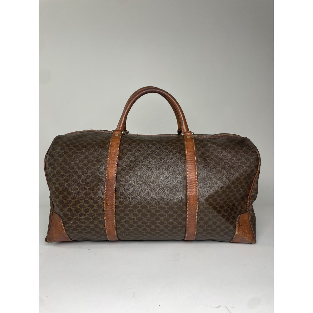 Celine Brown Leather Travel Bag Size ONE SIZE - 4 Thumbnail
