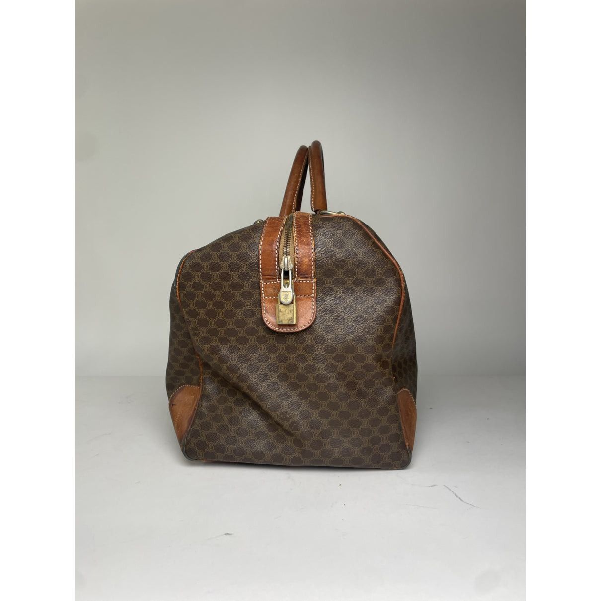 Celine Brown Leather Travel Bag Size ONE SIZE - 3 Thumbnail