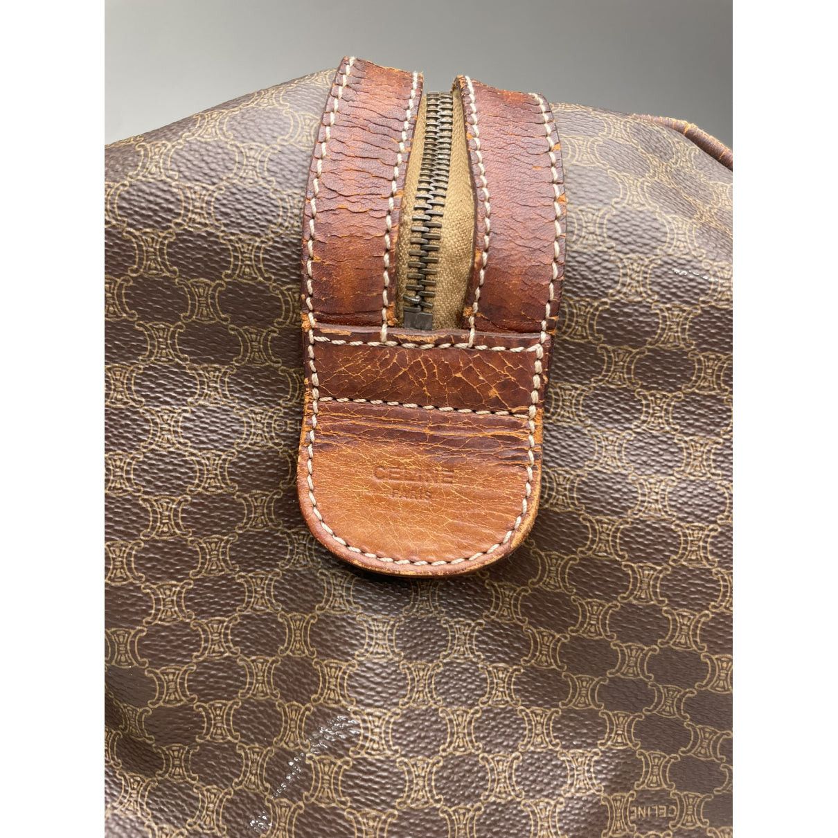 Celine Brown Leather Travel Bag Size ONE SIZE - 5 Thumbnail