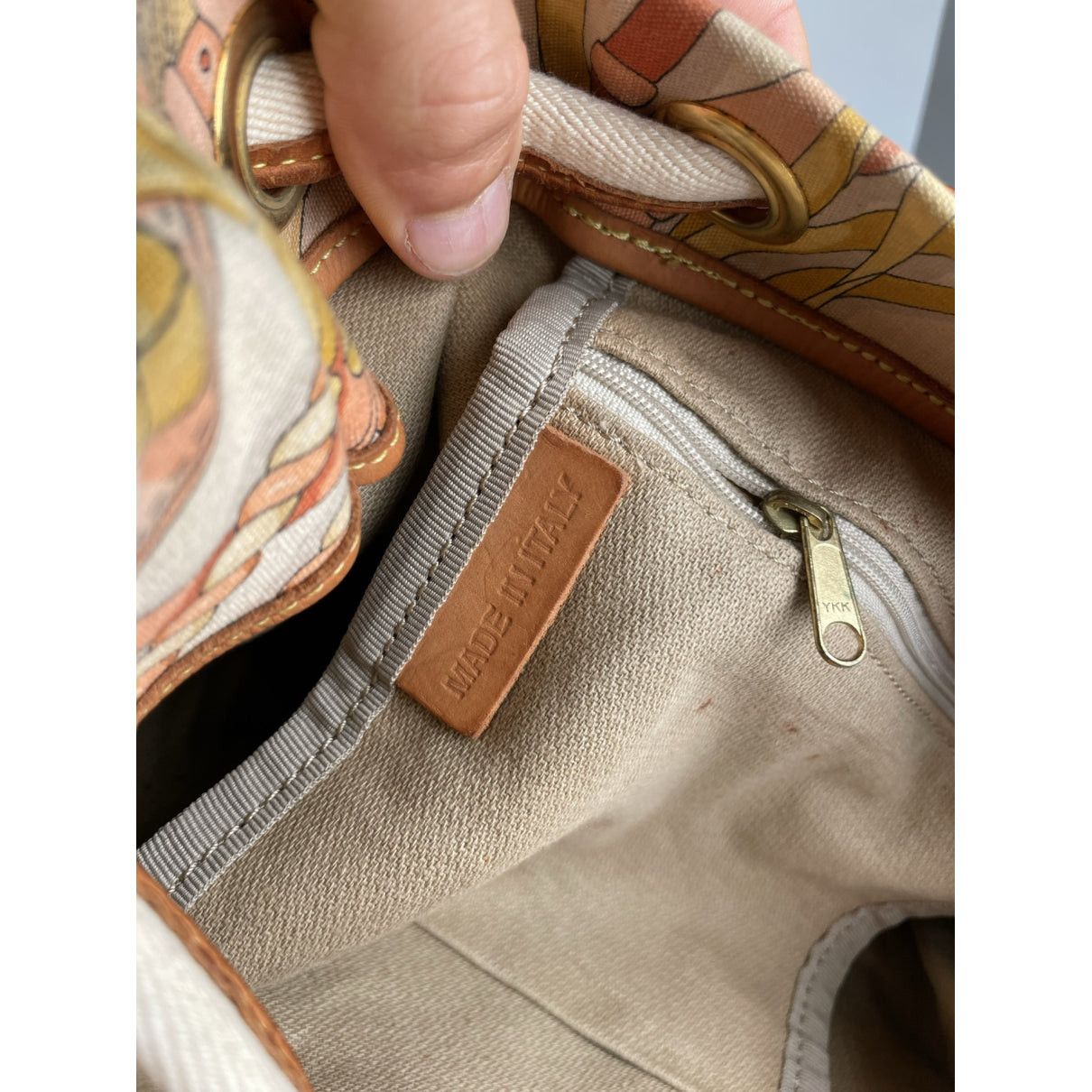 Loewe Puzzle Multicolour Cotton Handbag Size ONE SIZE - 4 Thumbnail