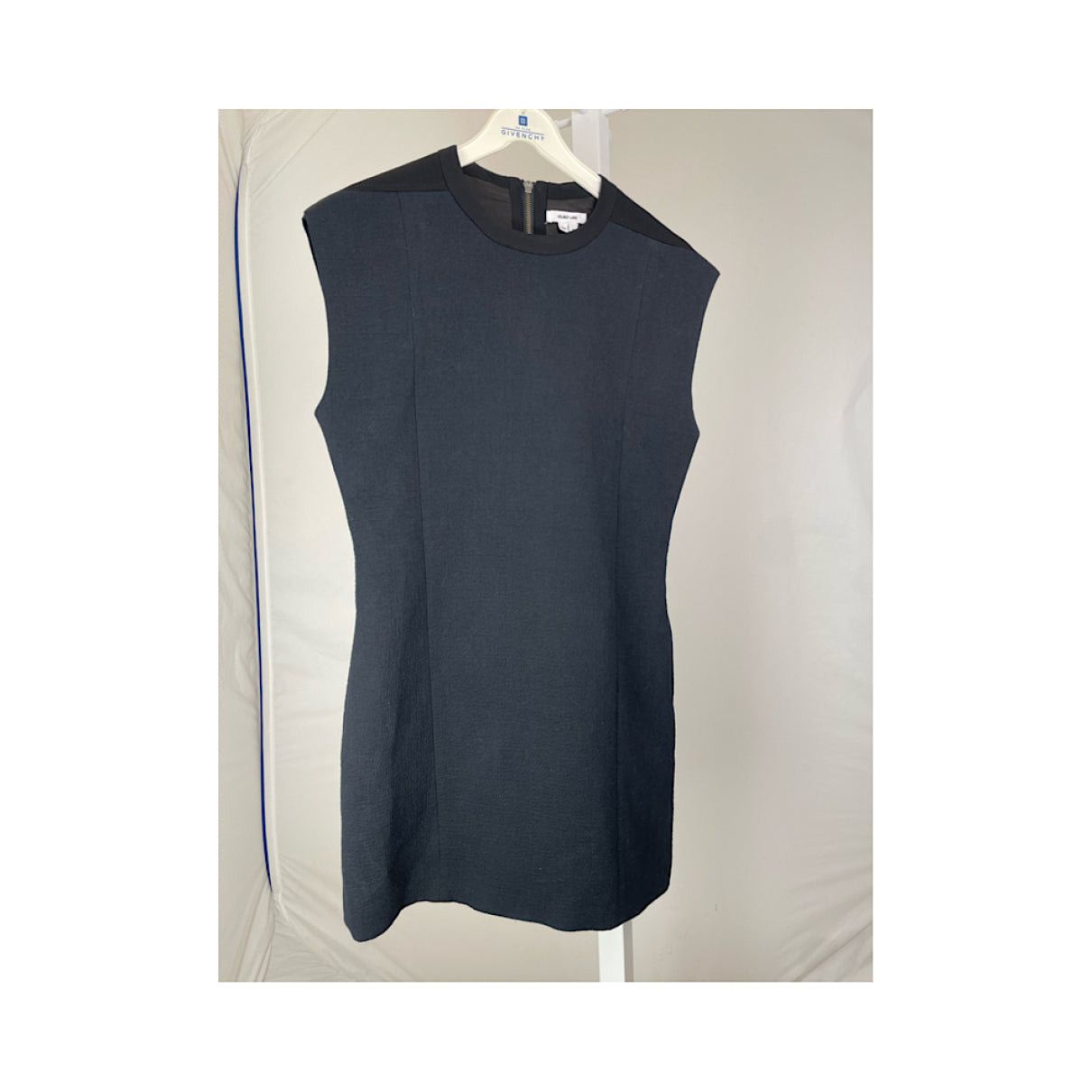 Helmut Lang Navy Wool Dresse Size L / US 10 / IT 46 - 2 Thumbnail