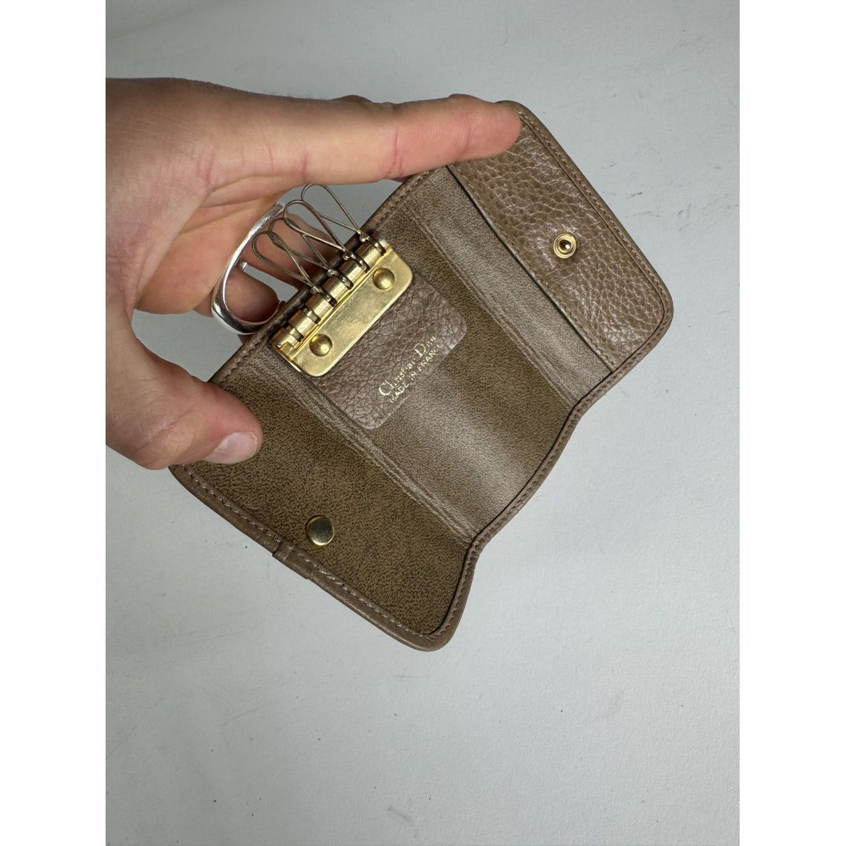 Dior Beige Leather Purse Size ONE SIZE - 5 Thumbnail