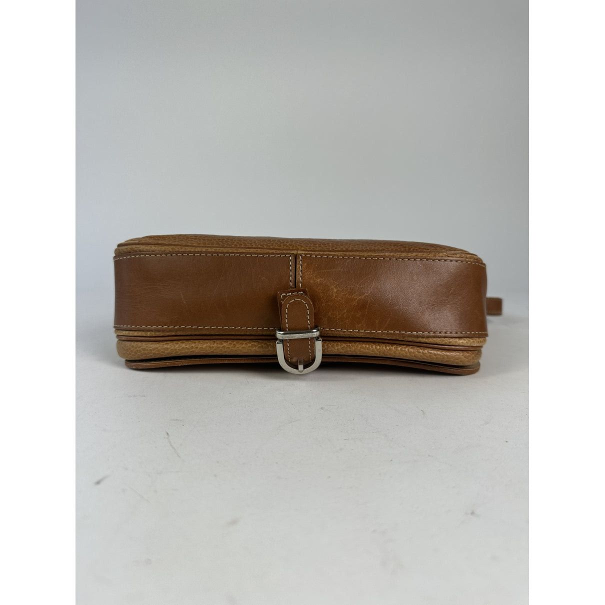 Courreges Courrèges Brown Leather Handbag Size ONE SIZE - 4 Thumbnail
