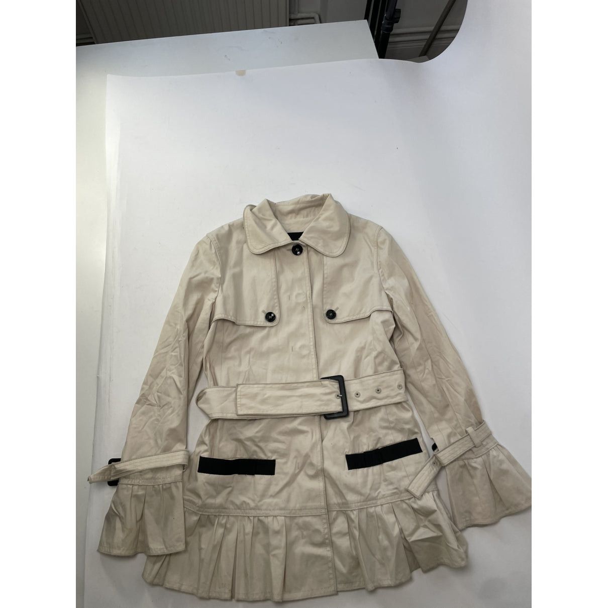 Dolce & Gabbana D&G Beige Cotton Trench Coat Size M / US 6-8 / IT 42-44 - 4 Thumbnail