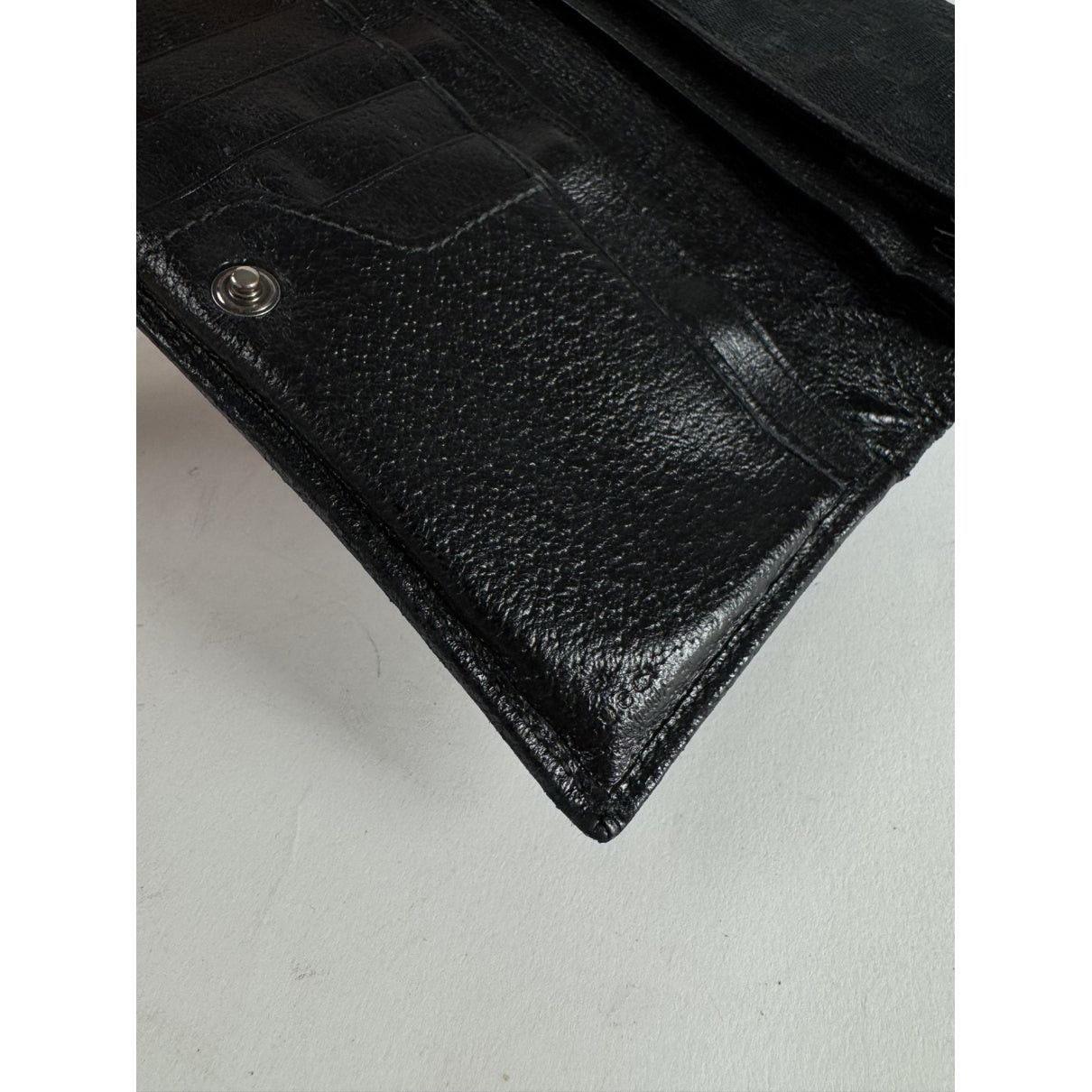 Gucci Continental Black Cotton Wallet Size ONE SIZE - 5 Thumbnail