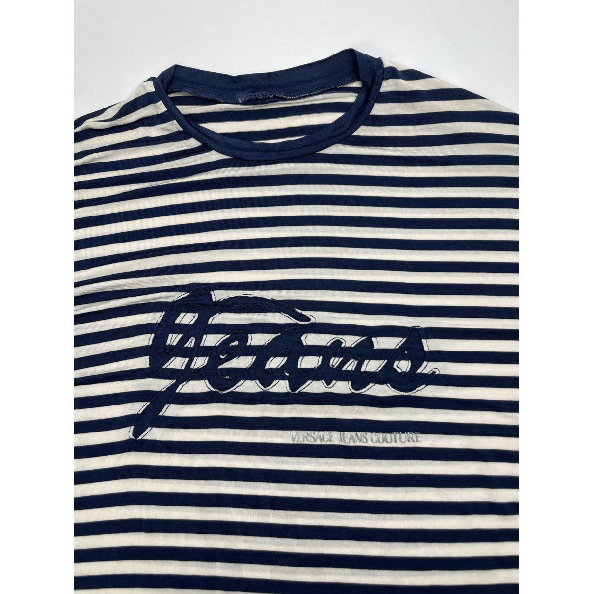 Versace Jeans Couture Blue Polyester Top Size M / US 6-8 / IT 42-44 - 2 Thumbnail