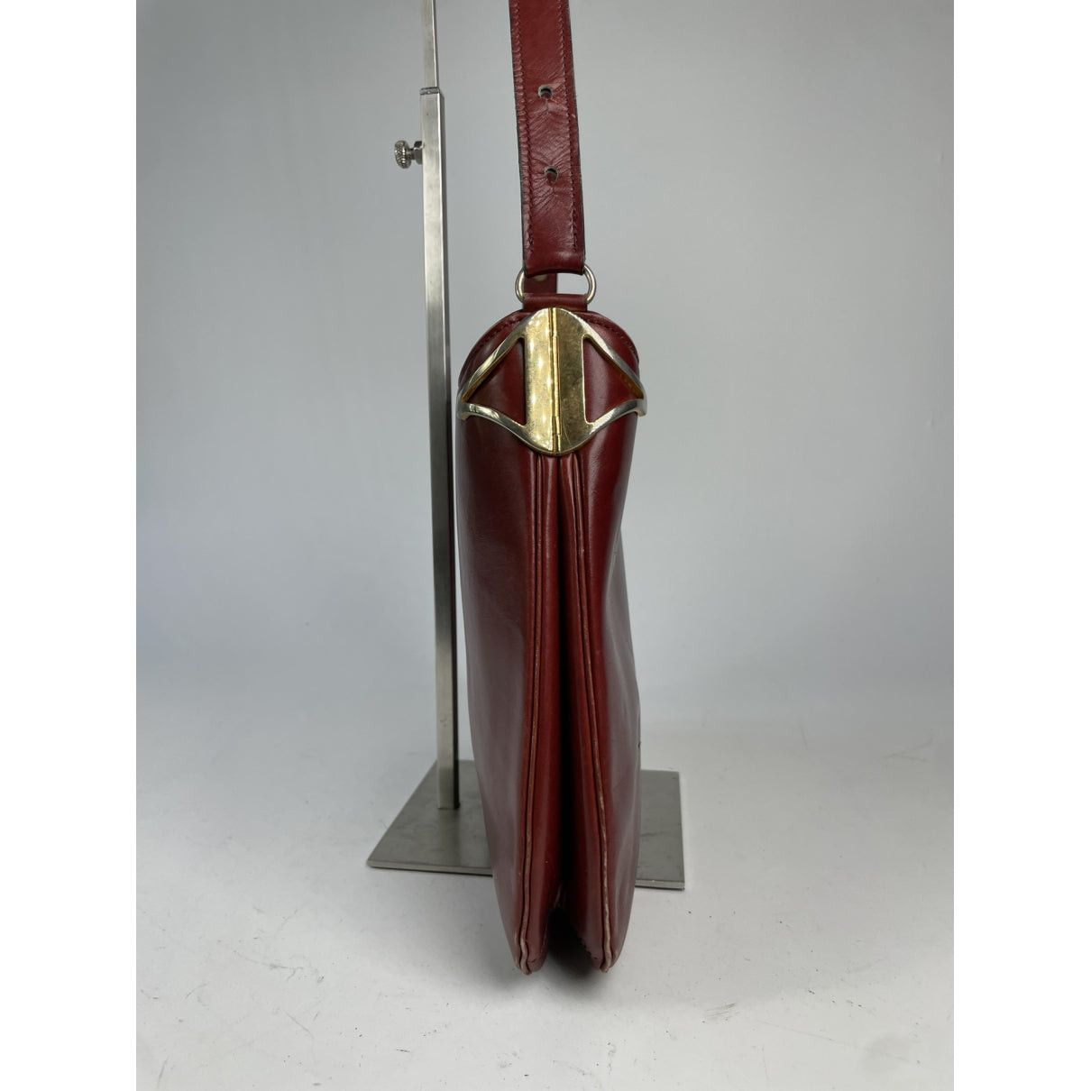 Balenciaga City Burgundy Leather Handbag Size ONE SIZE - 4 Thumbnail