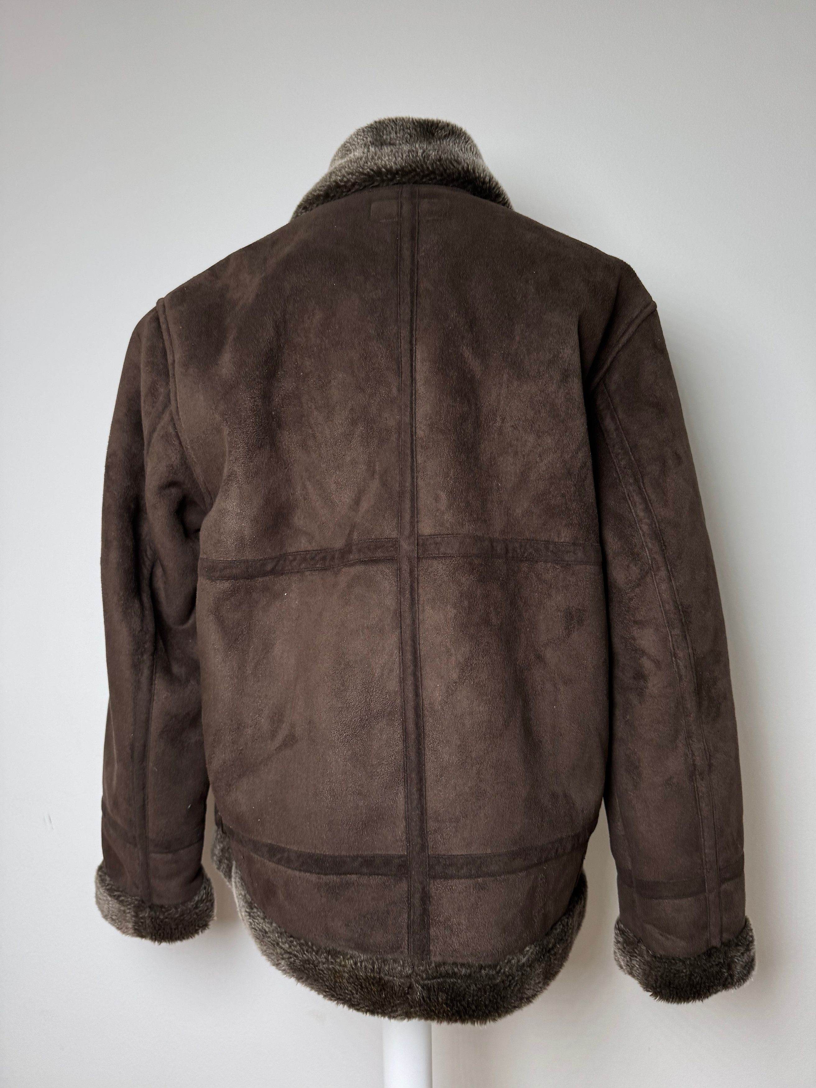 Kansai Yamamoto Vintage Leather Fur Jacket 40/L Unisex Brown Size S / US 4 / IT 40 - 3 Thumbnail