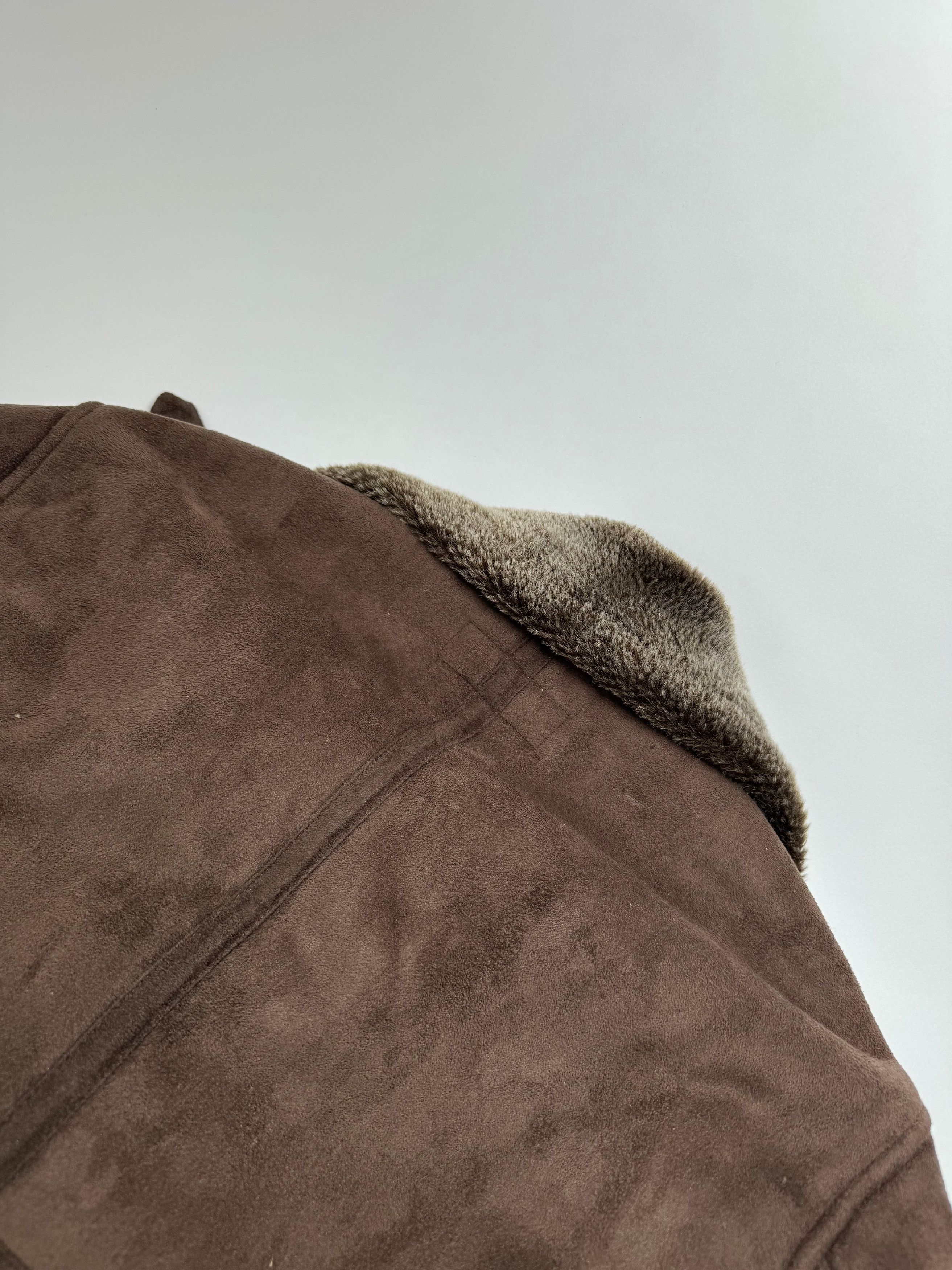 Kansai Yamamoto Vintage Leather Fur Jacket 40/L Unisex Brown Size S / US 4 / IT 40 - 12 Thumbnail