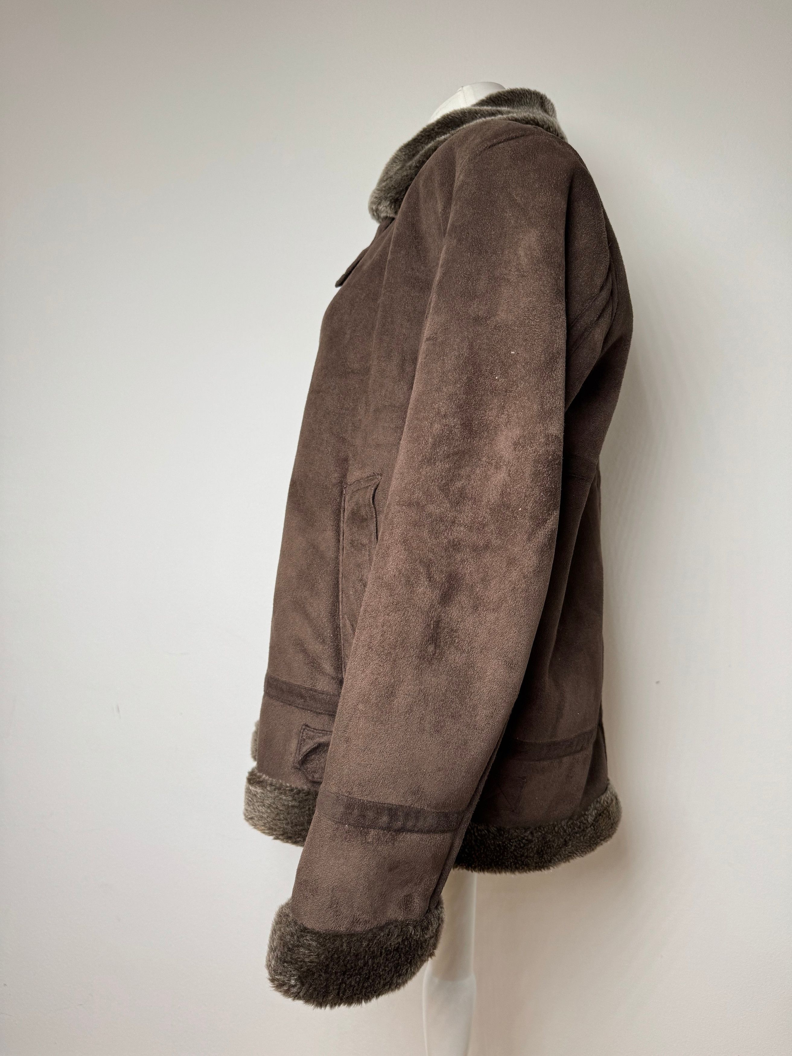 Kansai Yamamoto Vintage Leather Fur Jacket 40/L Unisex Brown Size S / US 4 / IT 40 - 2 Thumbnail