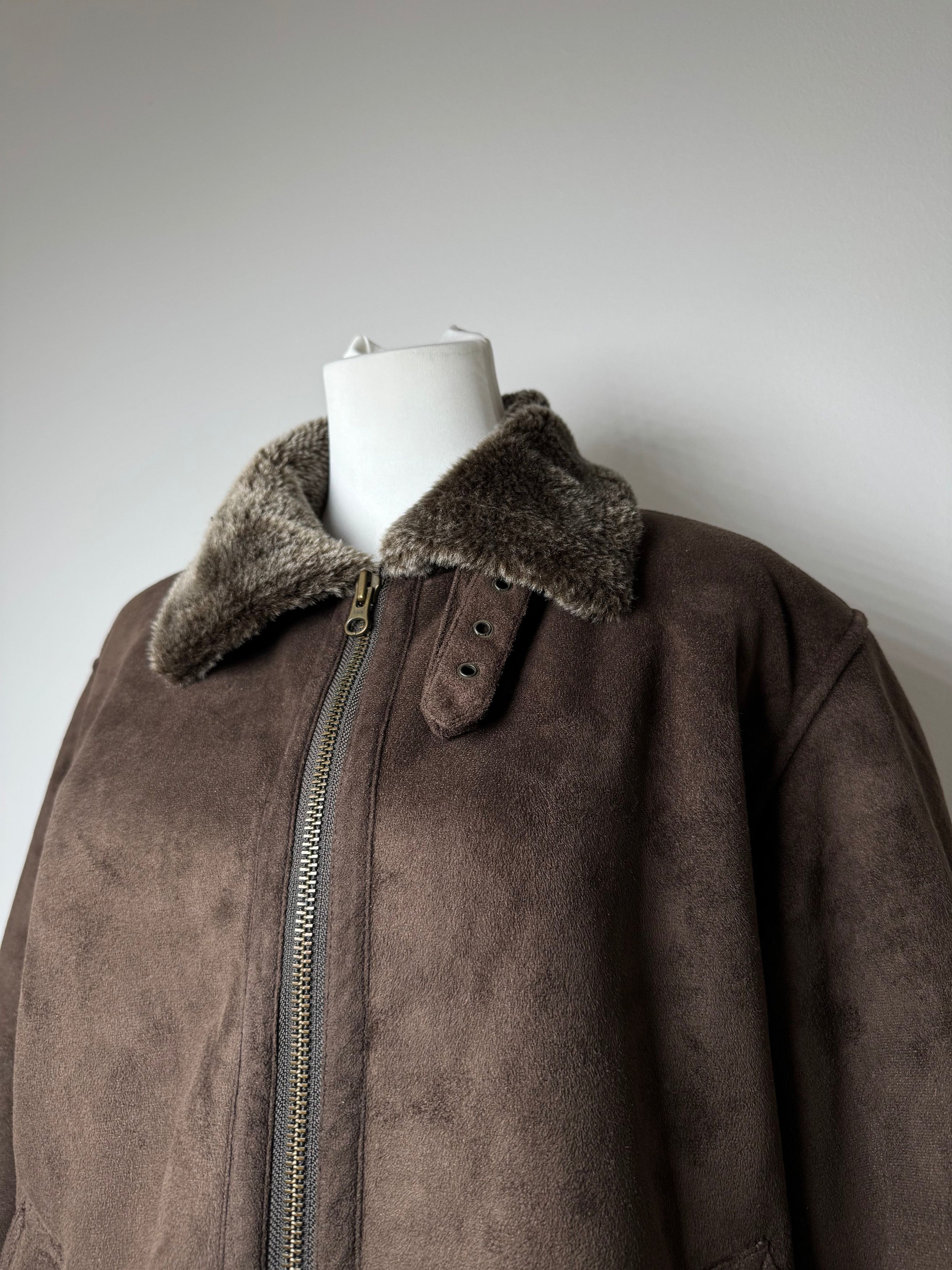 Kansai Yamamoto Vintage Leather Fur Jacket 40/L Unisex Brown Size S / US 4 / IT 40 - 16 Thumbnail