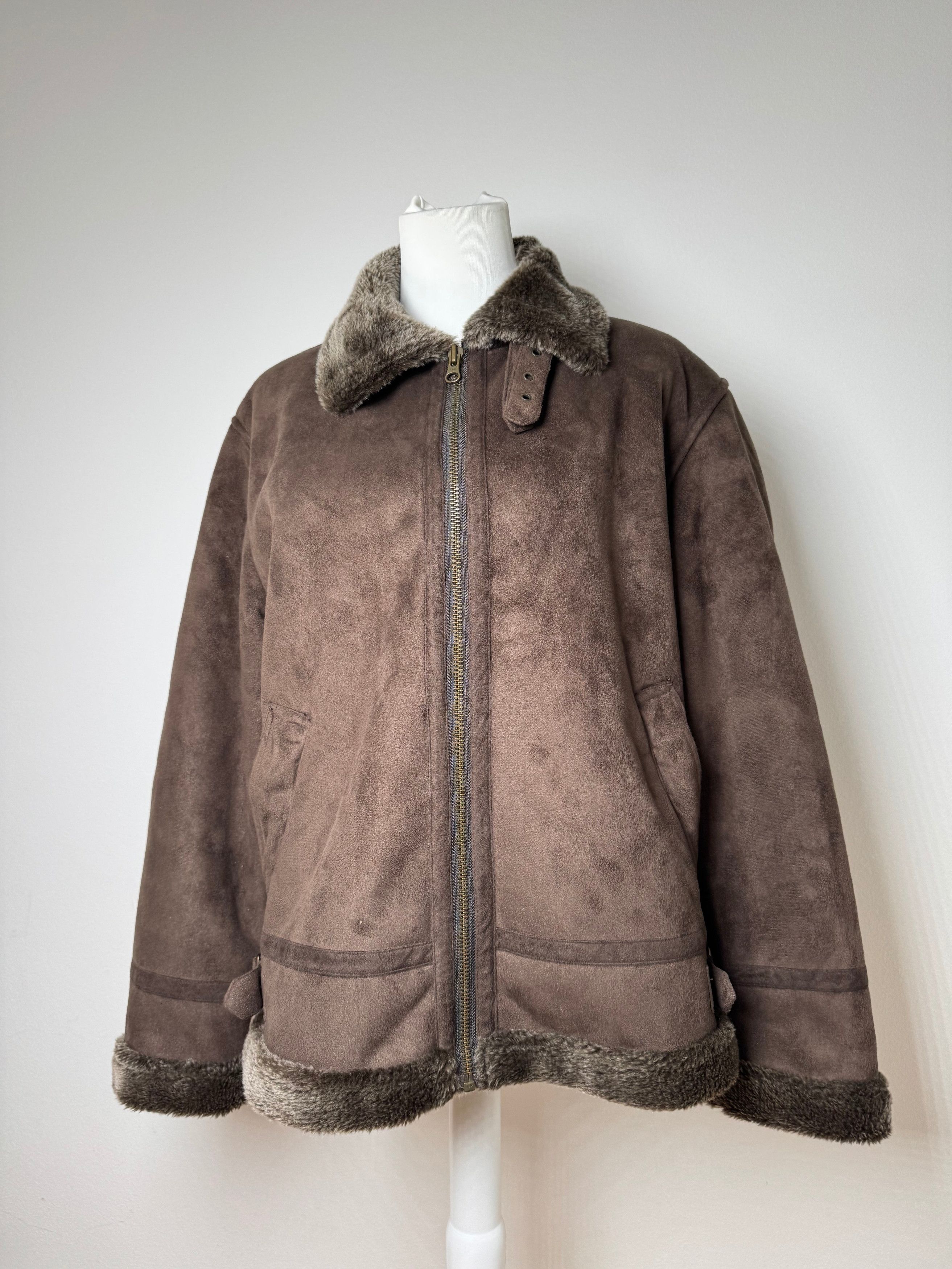 Kansai Yamamoto Vintage Leather Fur Jacket 40/L Unisex Brown Size S / US 4 / IT 40 - 13 Thumbnail