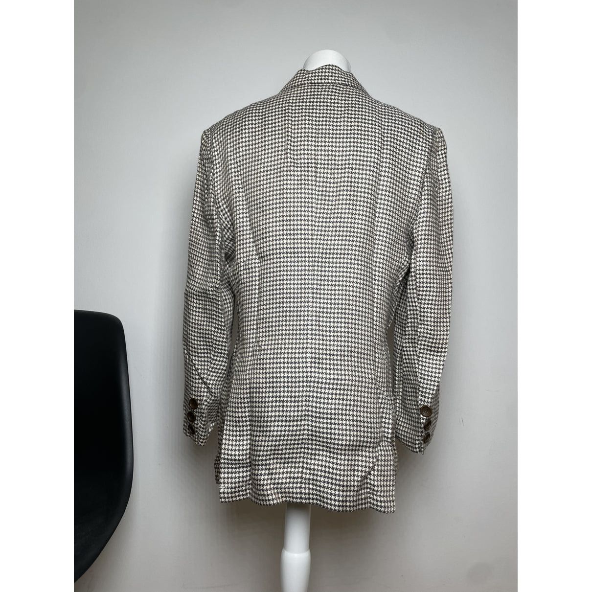 Dior Black Wool Coat Size L / US 10 / IT 46 - 4 Thumbnail