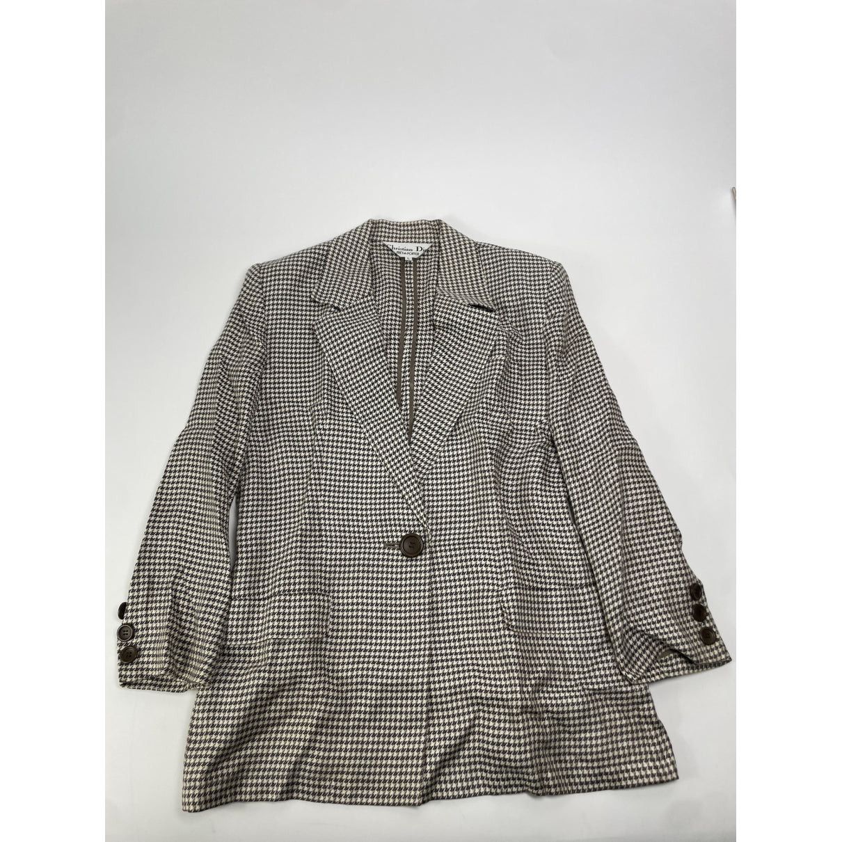 Dior Black Wool Coat Size L / US 10 / IT 46 - 5 Thumbnail