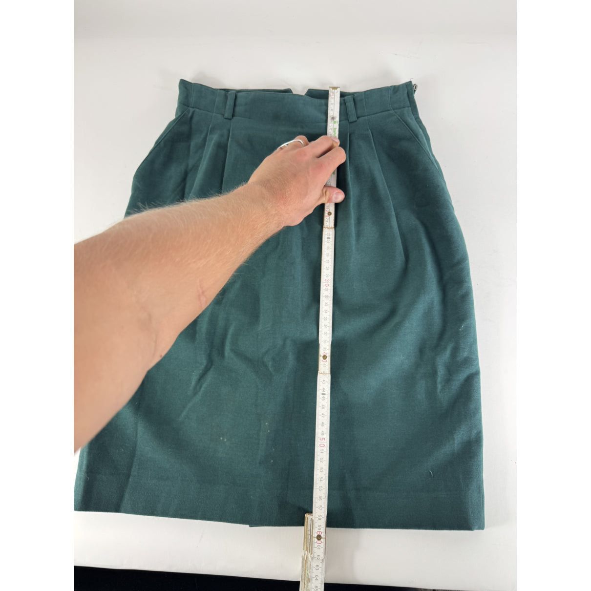 Dior Green Polyester Skirt Size 34" / US 12 / IT 48 - 5 Thumbnail
