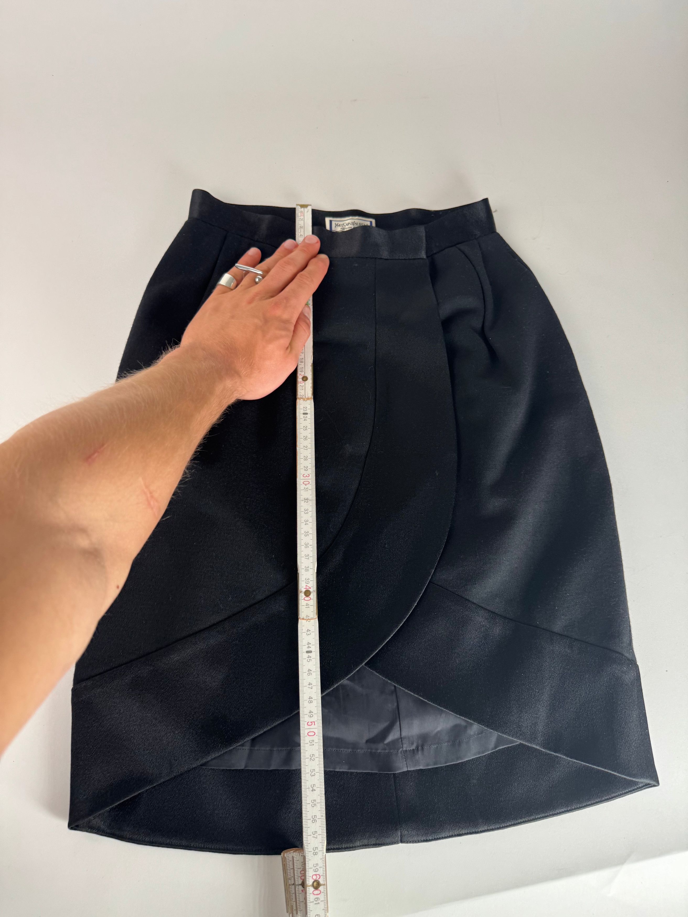 Other Vintage Yves Saint Laurent Skirt M black Size 30" / US 8 / IT 44 - 12 Thumbnail