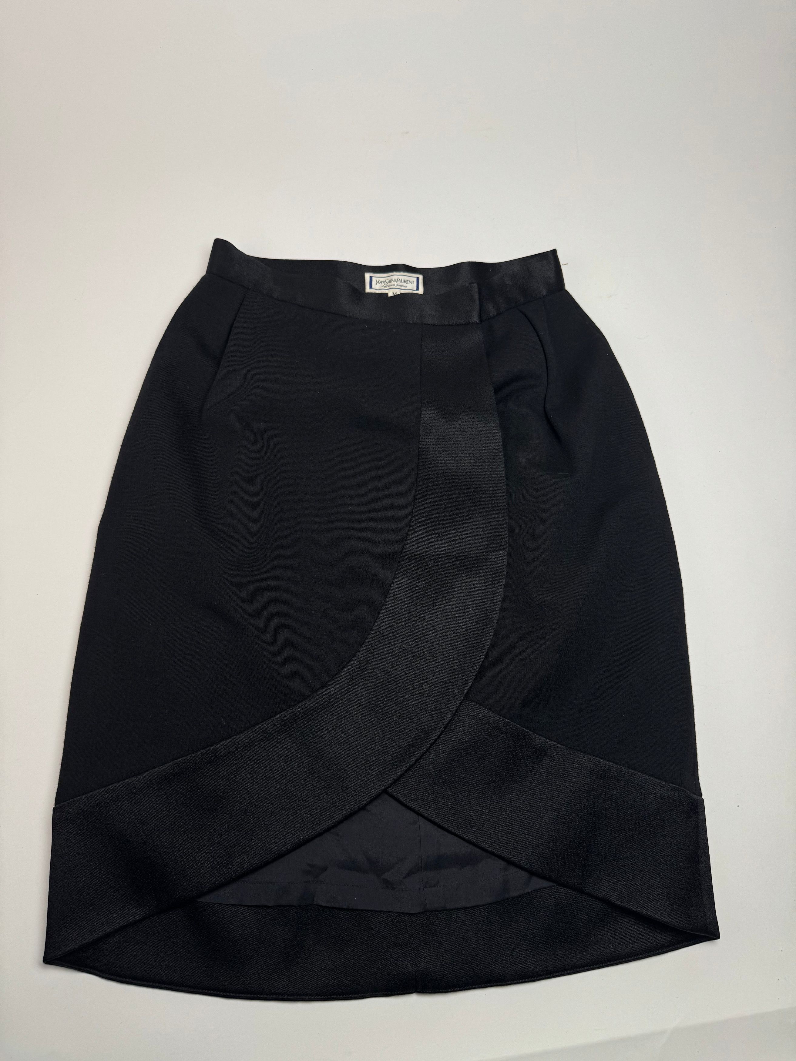 Other Vintage Yves Saint Laurent Skirt M black Size 30" / US 8 / IT 44 - 8 Thumbnail