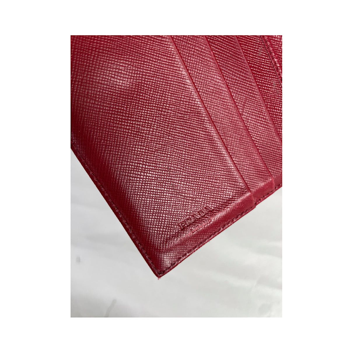Prada Red Leather Wallet Size ONE SIZE - 5 Thumbnail