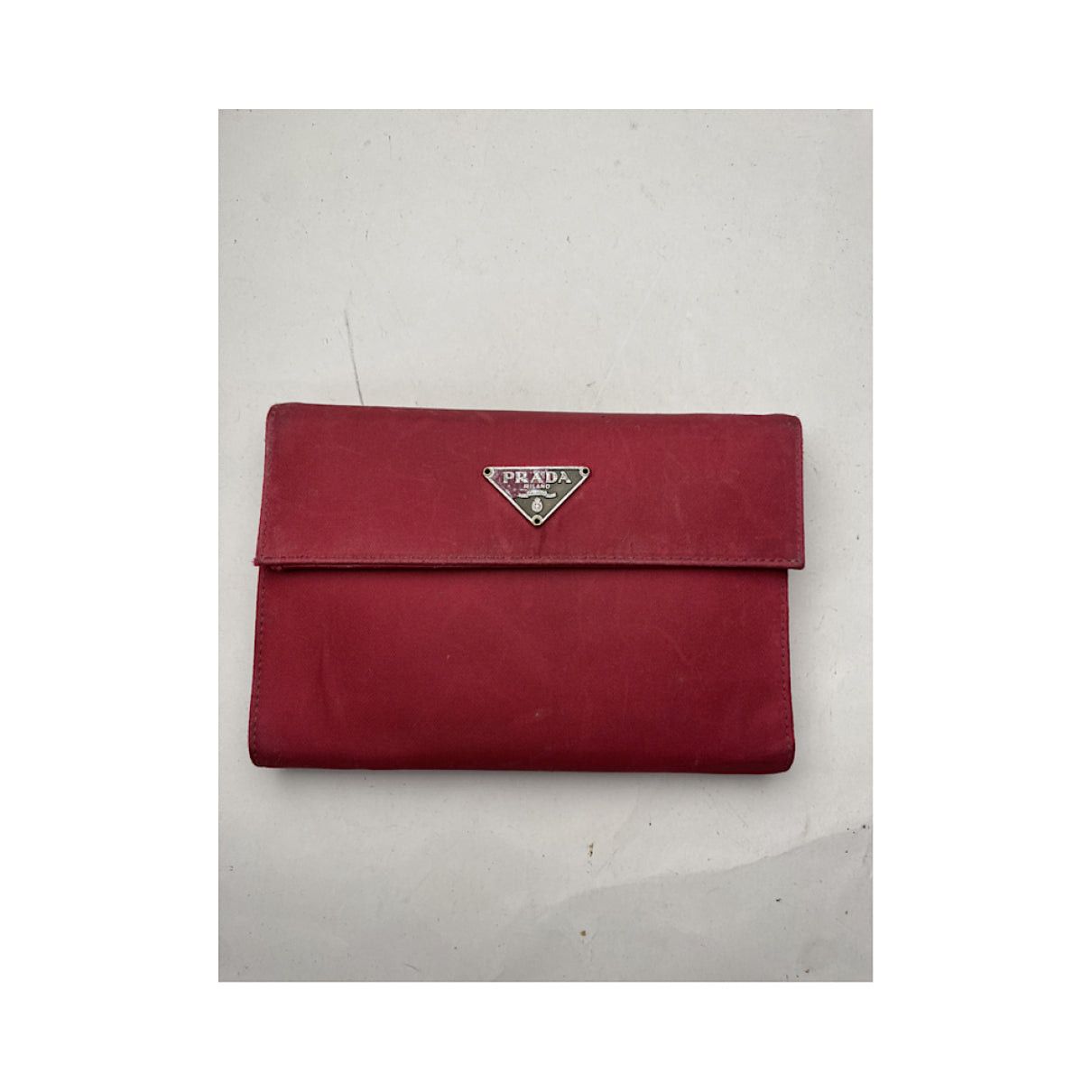 Prada Red Leather Wallet Size ONE SIZE - 3 Thumbnail