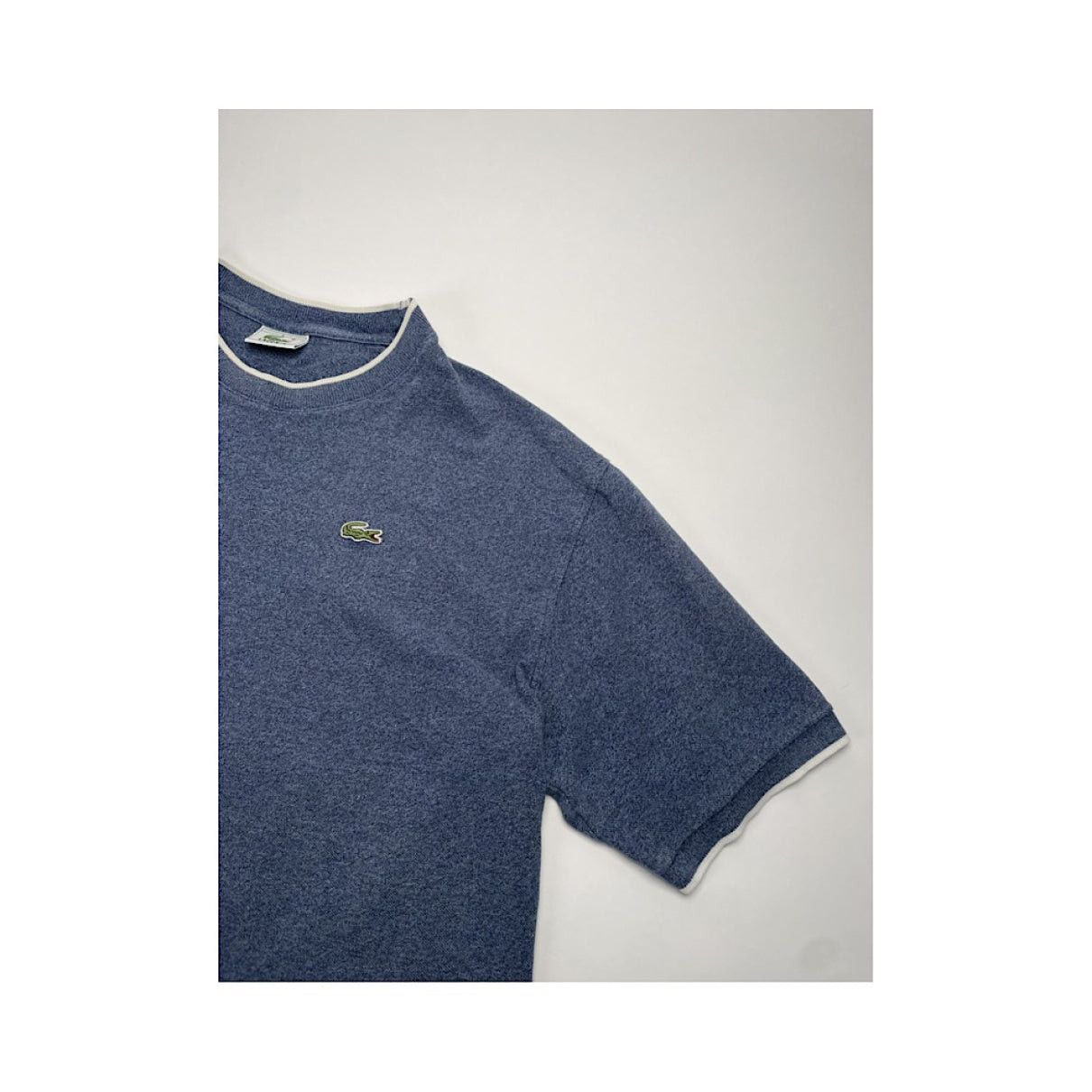 Lacoste Blue Cotton T-shirt Size XL / US 12-14 / IT 48-50 - 2 Thumbnail