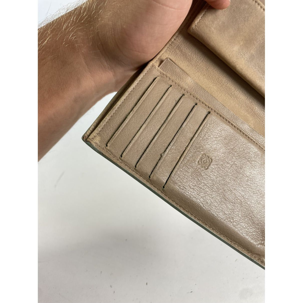 Loewe Puzzle Brown Leather Wallet Size ONE SIZE - 4 Thumbnail
