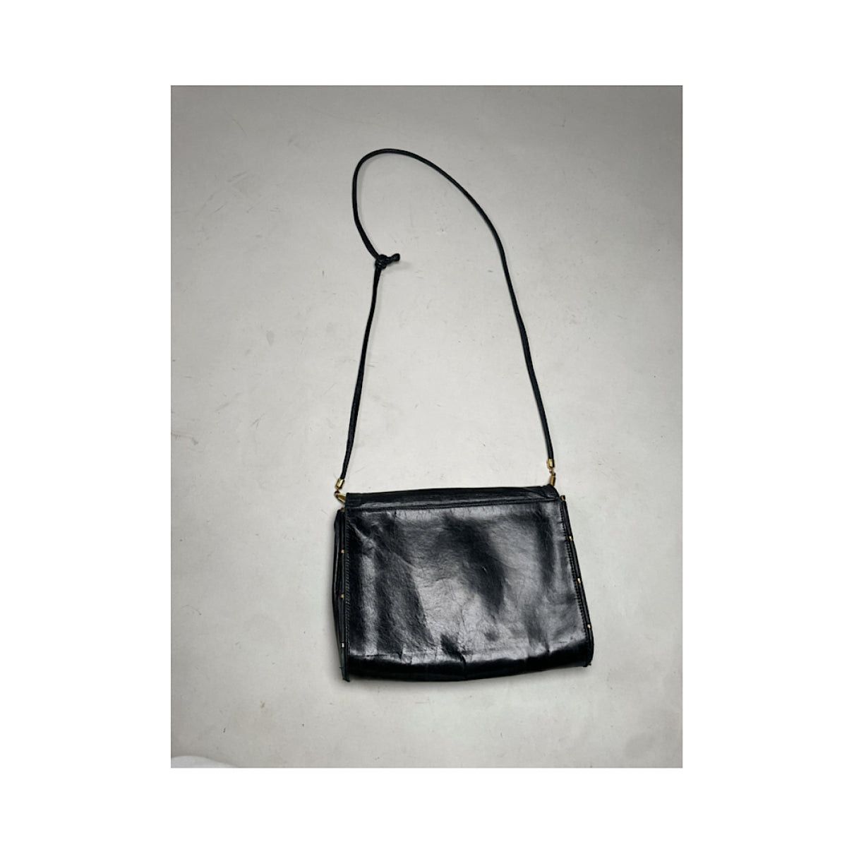 Gucci Jackie Vintage Black Leather Handbag Size ONE SIZE - 4 Thumbnail