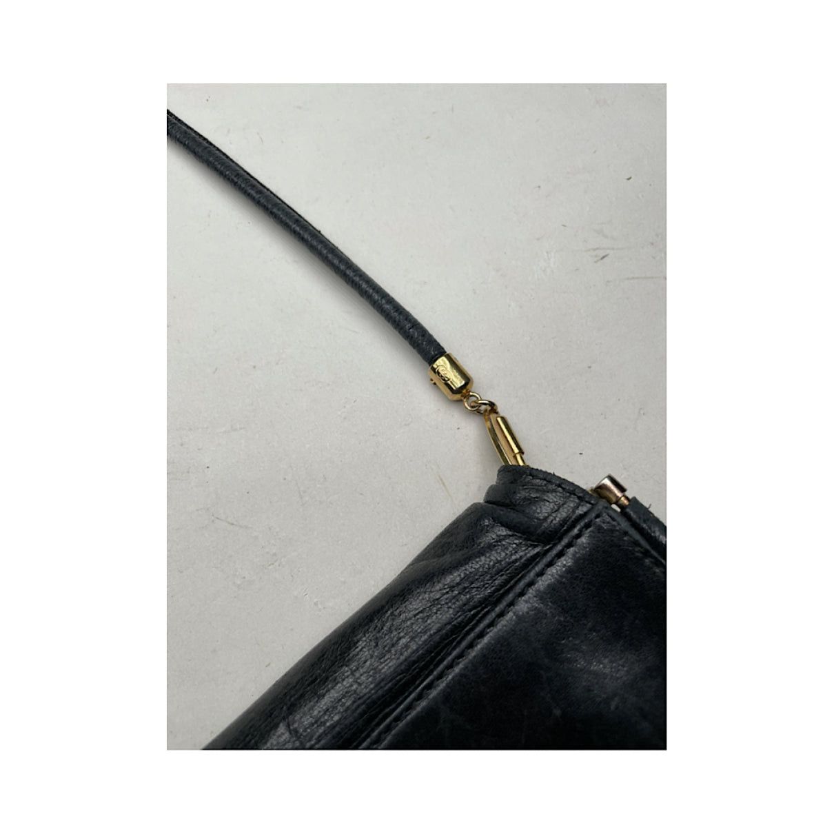 Gucci Jackie Vintage Black Leather Handbag Size ONE SIZE - 5 Thumbnail