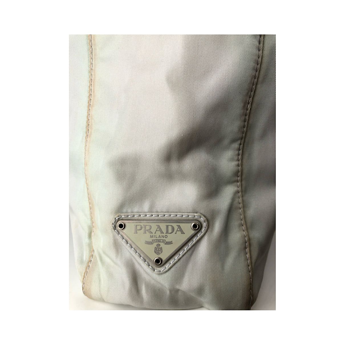Prada Re-Edition 2005 Zip White Polyester Handbag Size ONE SIZE - 3 Thumbnail