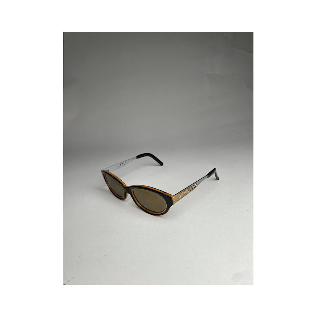 Jean Paul Gaultier Orange Metal Sunglasses Size ONE SIZE - 4 Thumbnail
