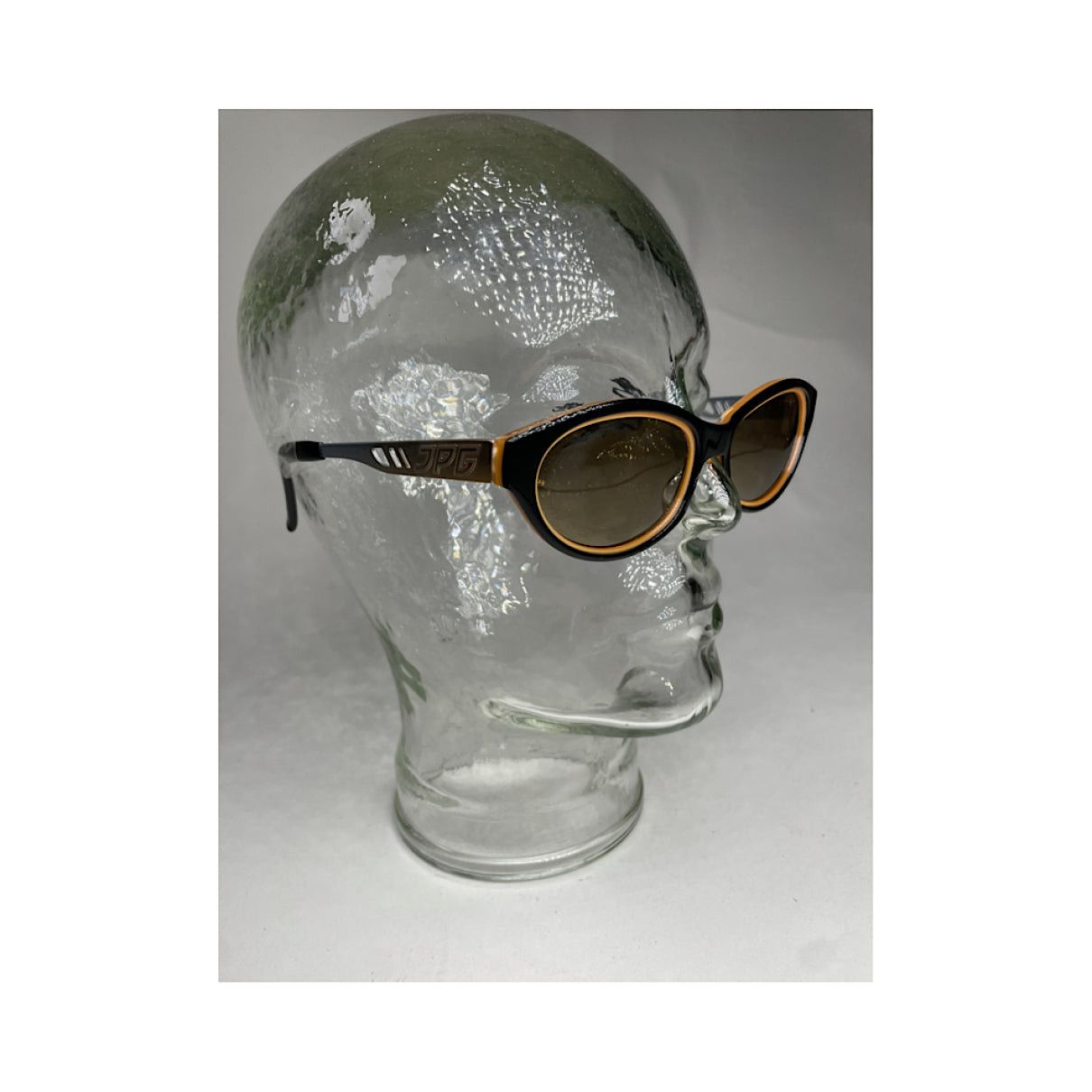 Jean Paul Gaultier Orange Metal Sunglasses Size ONE SIZE - 2 Thumbnail