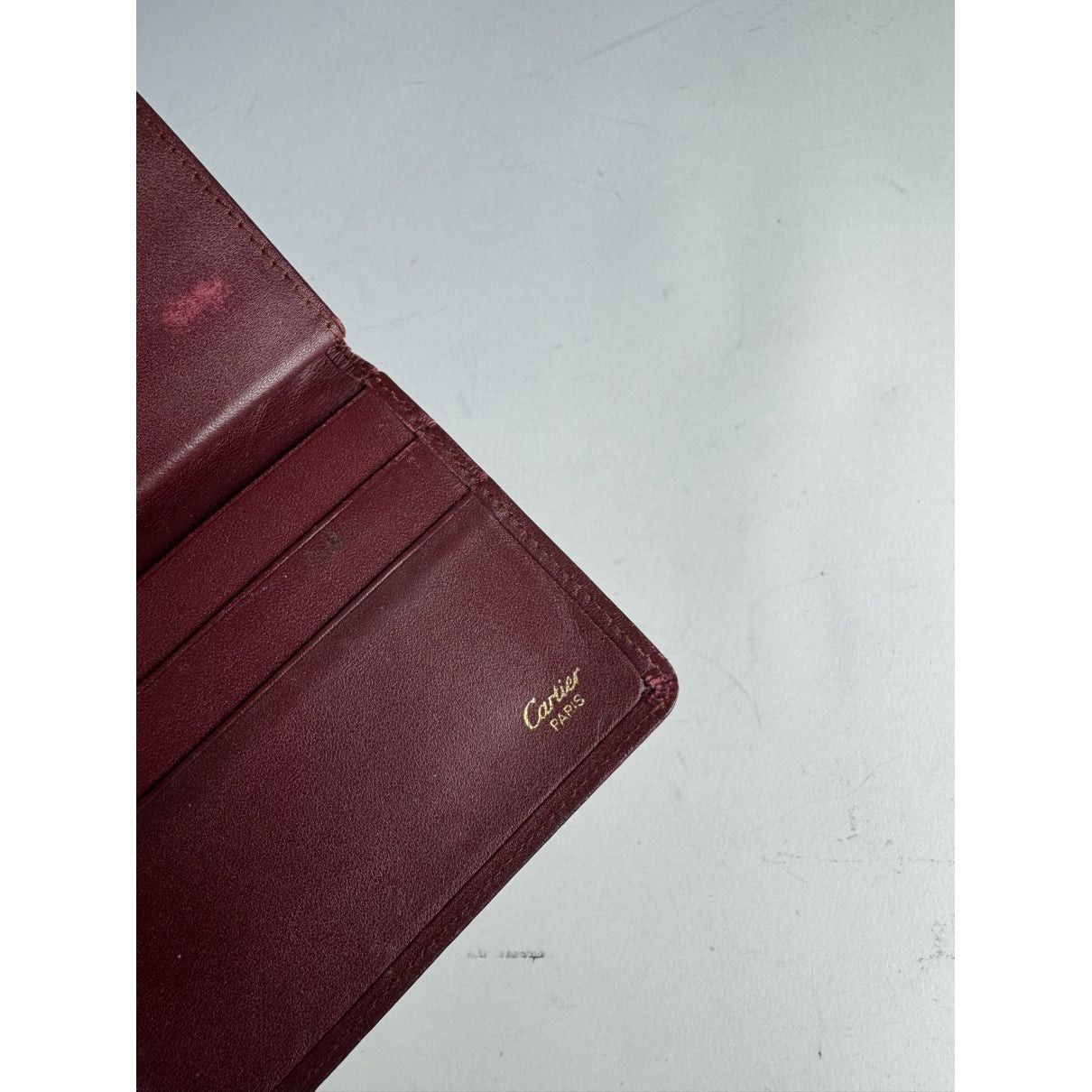 Cartier Burgundy Leather Purse Size ONE SIZE - 5 Thumbnail