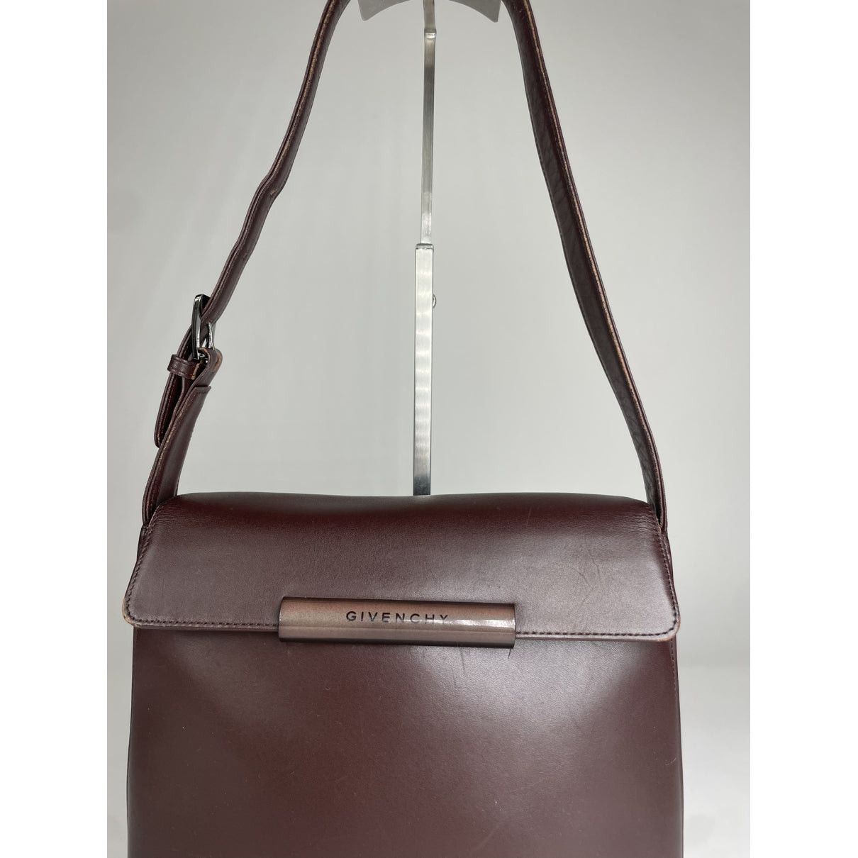 Givenchy Whip Brown Leather Handbag Size ONE SIZE - 4 Thumbnail