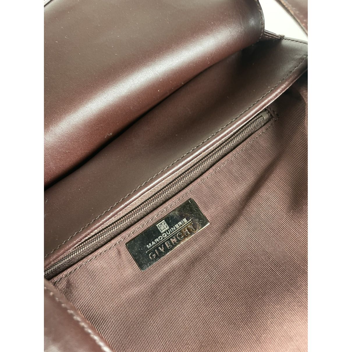 Givenchy Whip Brown Leather Handbag Size ONE SIZE - 3 Thumbnail