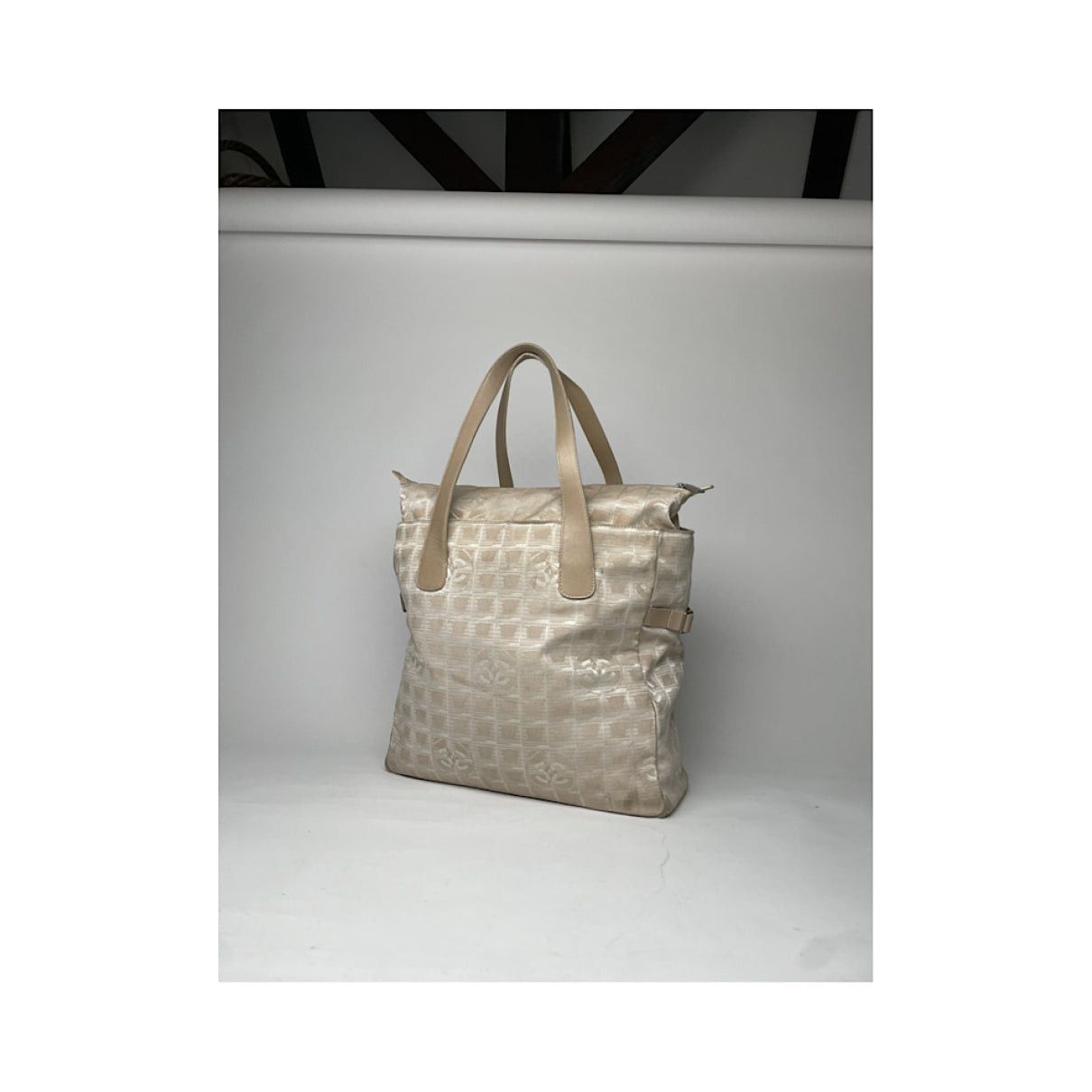 Chanel Beige Polyester Handbag Size ONE SIZE - 5 Thumbnail