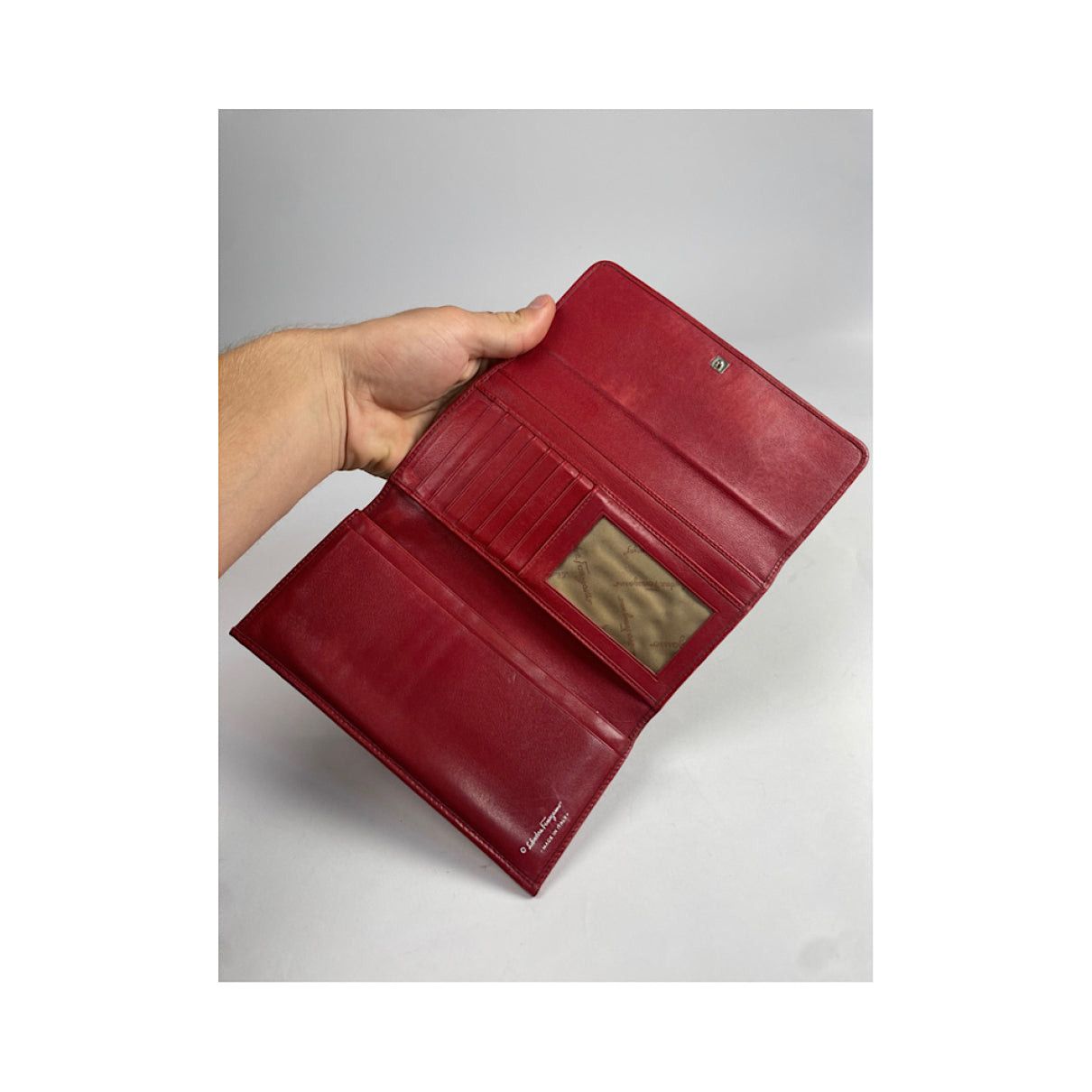 Salvatore Ferragamo Red Leather Wallet Size ONE SIZE - 4 Thumbnail