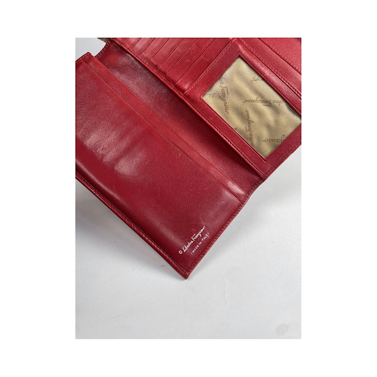 Salvatore Ferragamo Red Leather Wallet Size ONE SIZE - 5 Thumbnail