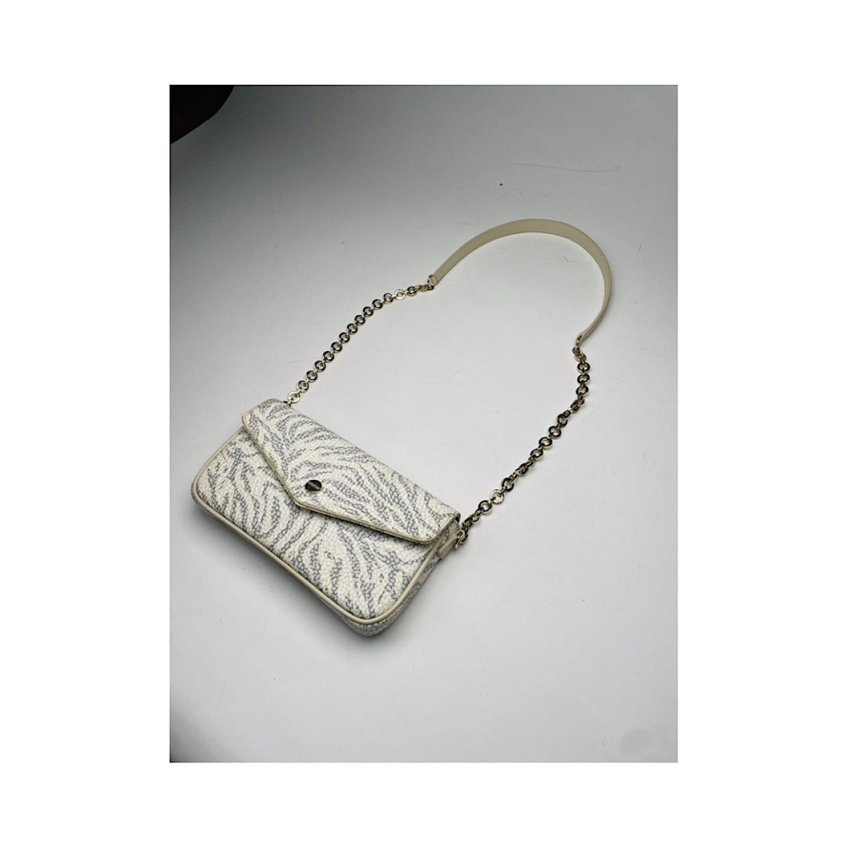 Other BORBONESE White Leather Handbag Size ONE SIZE - 4 Thumbnail