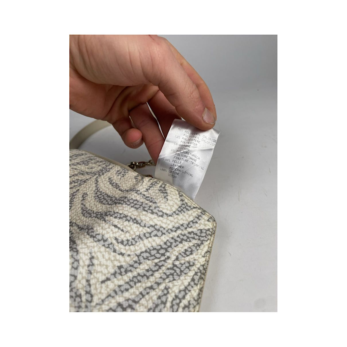 Other BORBONESE White Leather Handbag Size ONE SIZE - 2 Thumbnail
