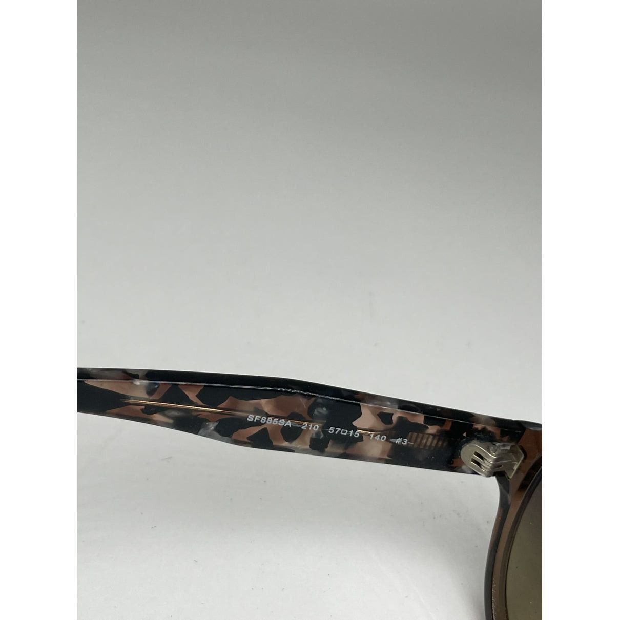 Salvatore Ferragamo Brown Plastic Sunglasses Size ONE SIZE - 4 Thumbnail