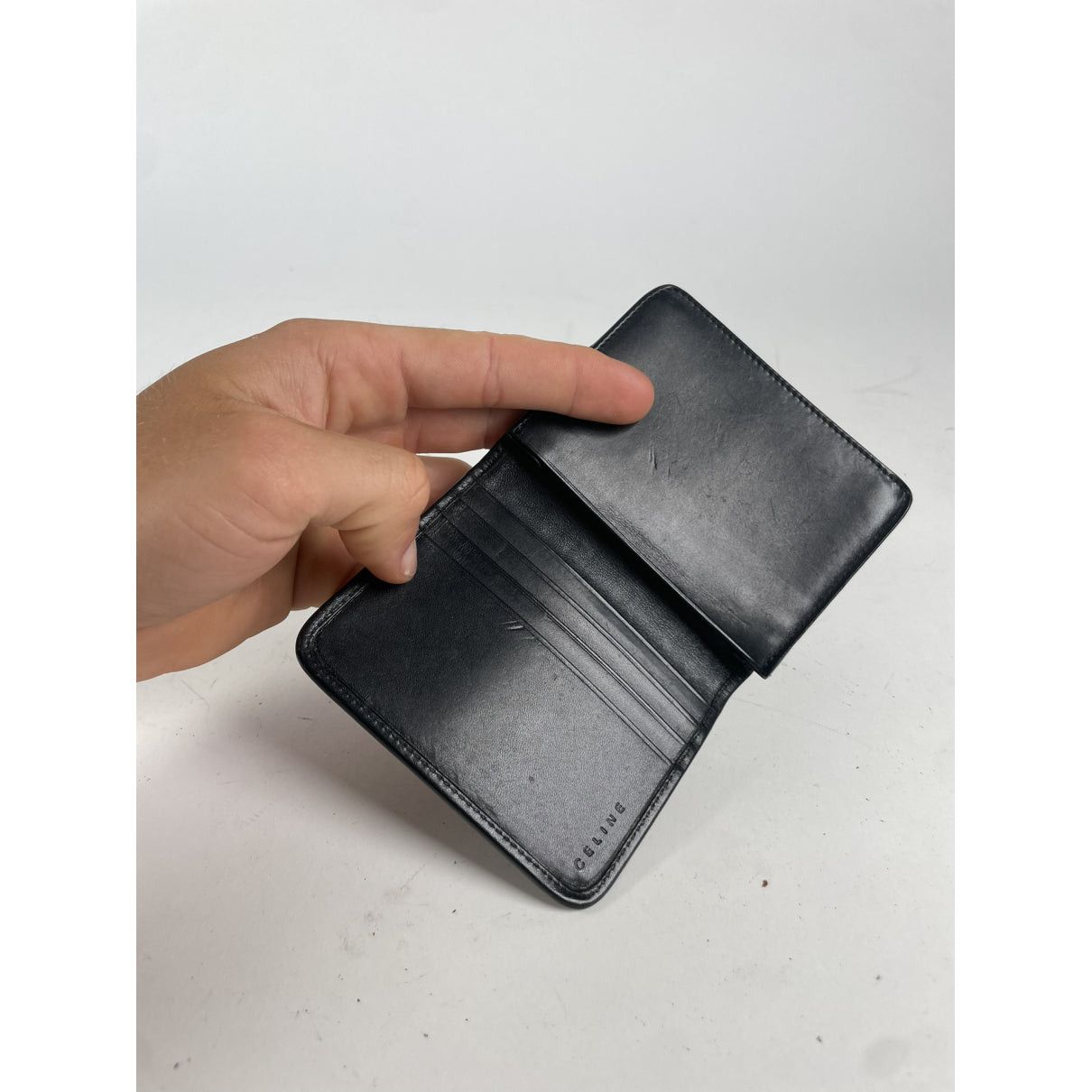 Celine Black Leather Purse Size ONE SIZE - 4 Thumbnail
