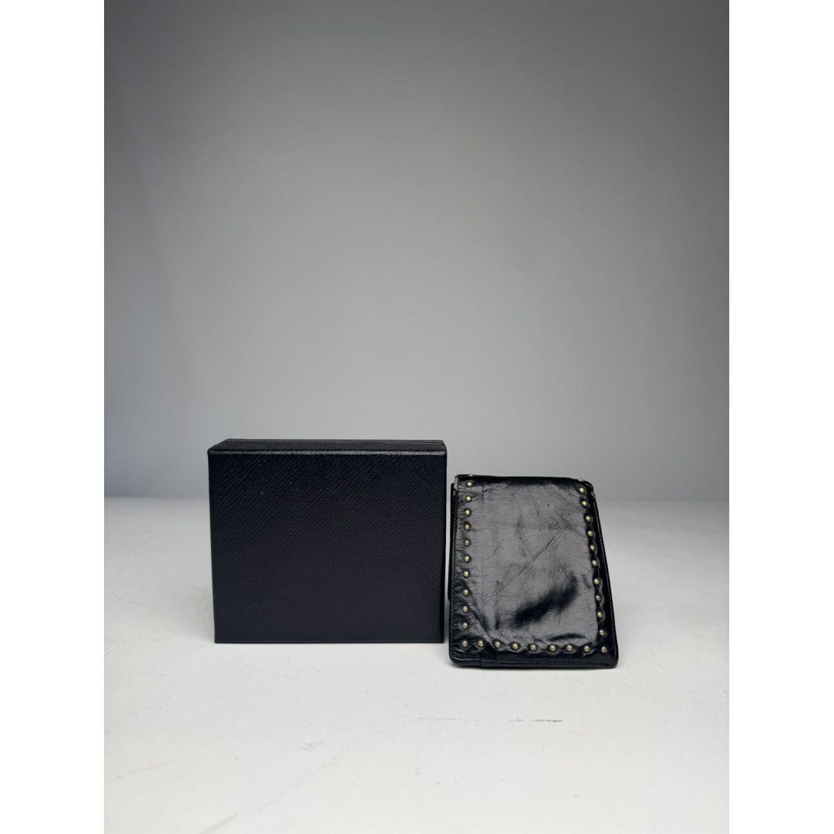 Prada Black Leather Wallet Size ONE SIZE - 2 Thumbnail