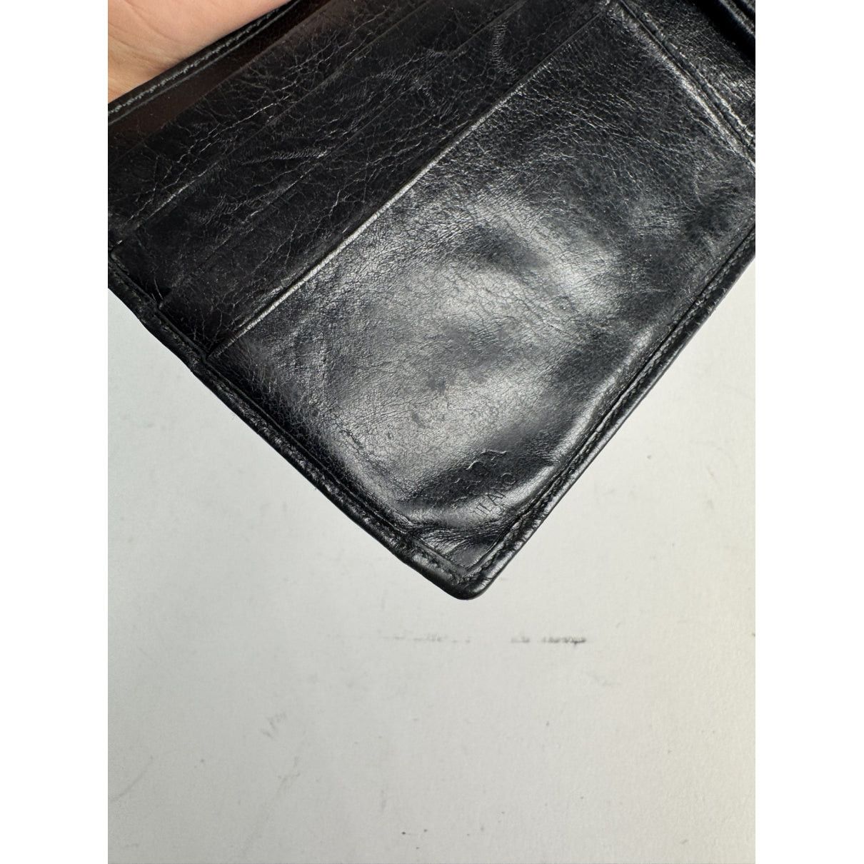 Prada Black Leather Wallet Size ONE SIZE - 4 Thumbnail