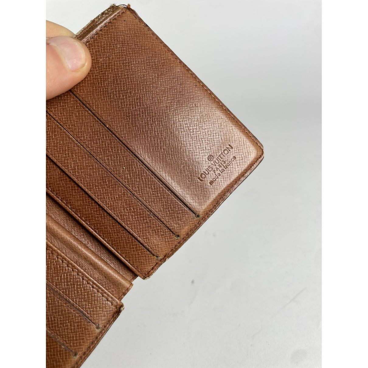 Louis Vuitton Brown Leather Purse Size ONE SIZE - 5 Thumbnail